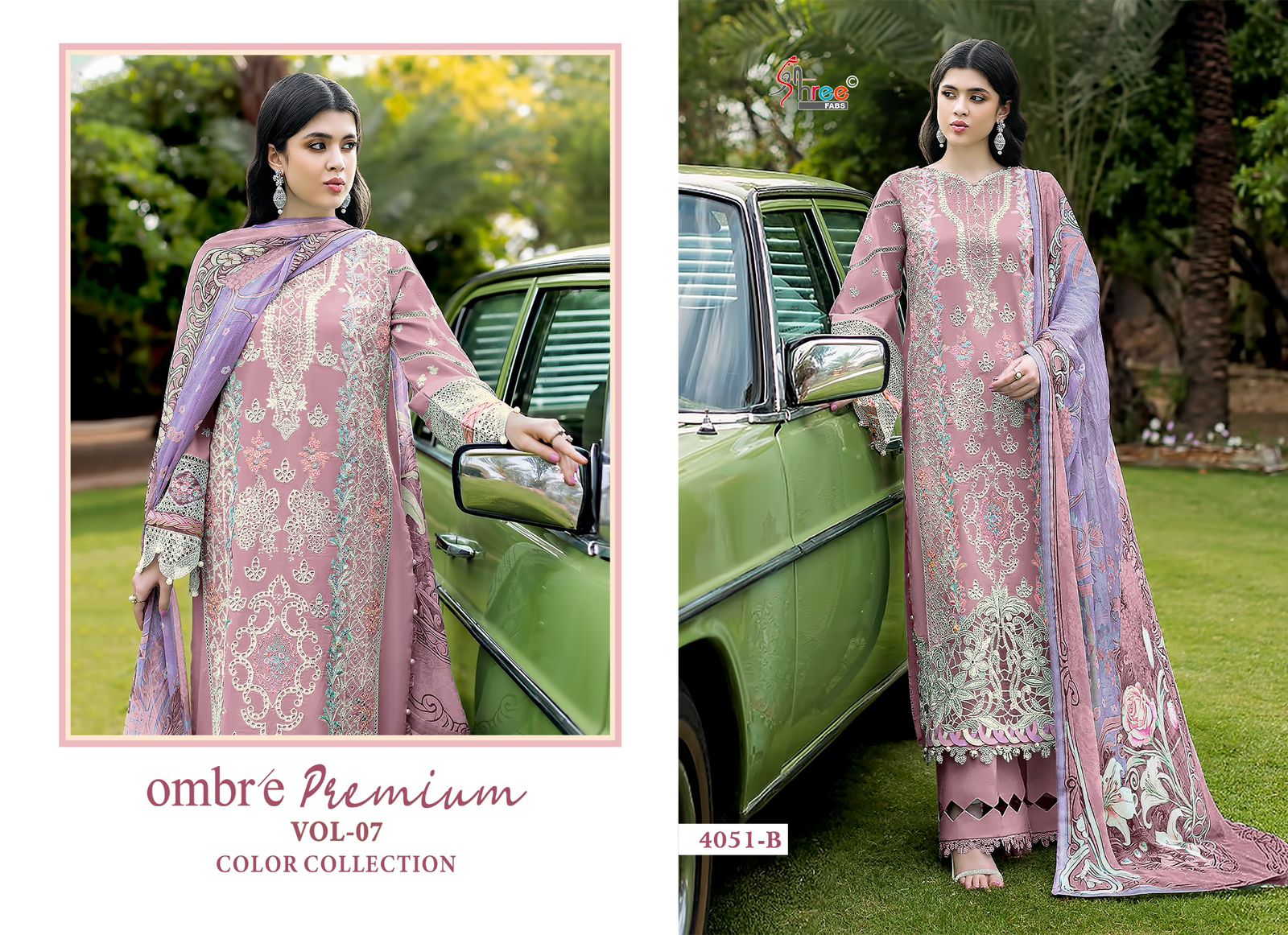 Shree Fab – Ombre lawn vol.7 Cotton Duptta