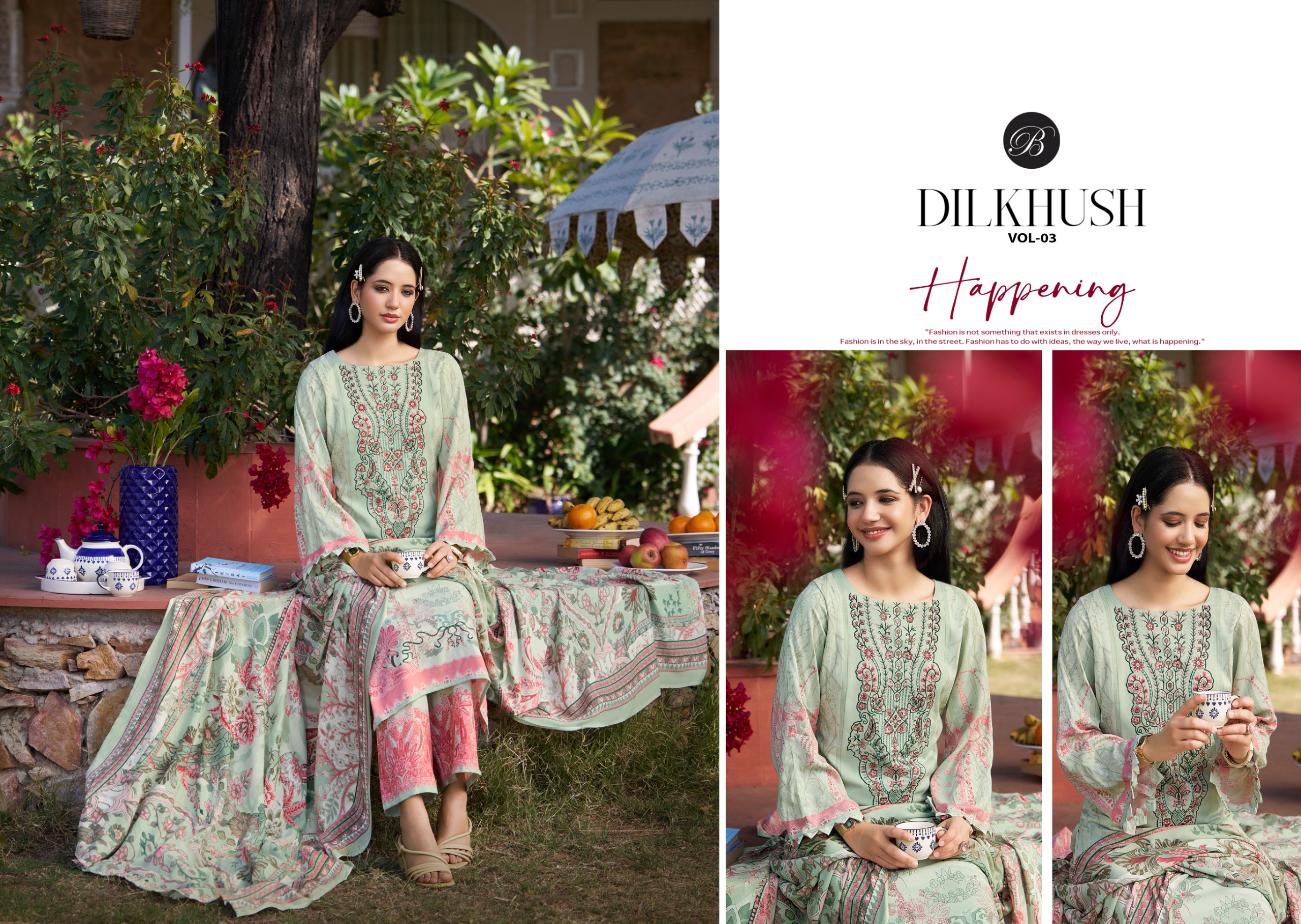 BelliZa DesigNer StuDio – Dilkhush Vol.3     Salwar Suit Wholesale Catalog Any Occasion