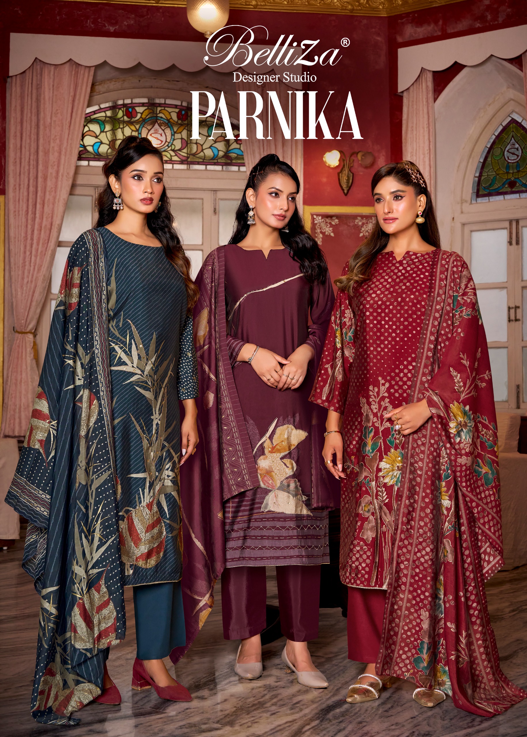 BelliZa DesigNer StuDio – Parnika     Salwar Suit Wholesale Catalog Any Occasion