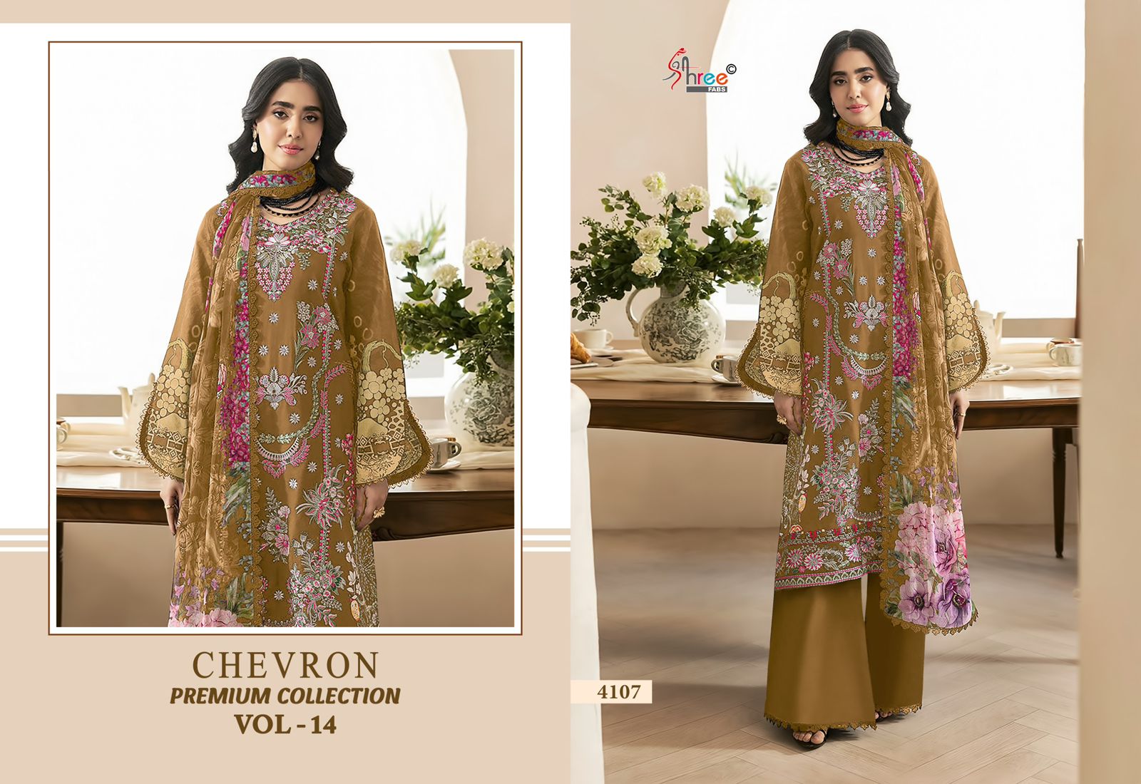 Shree Fab – Chevron Premium Vol.14 Ciffon Duptta