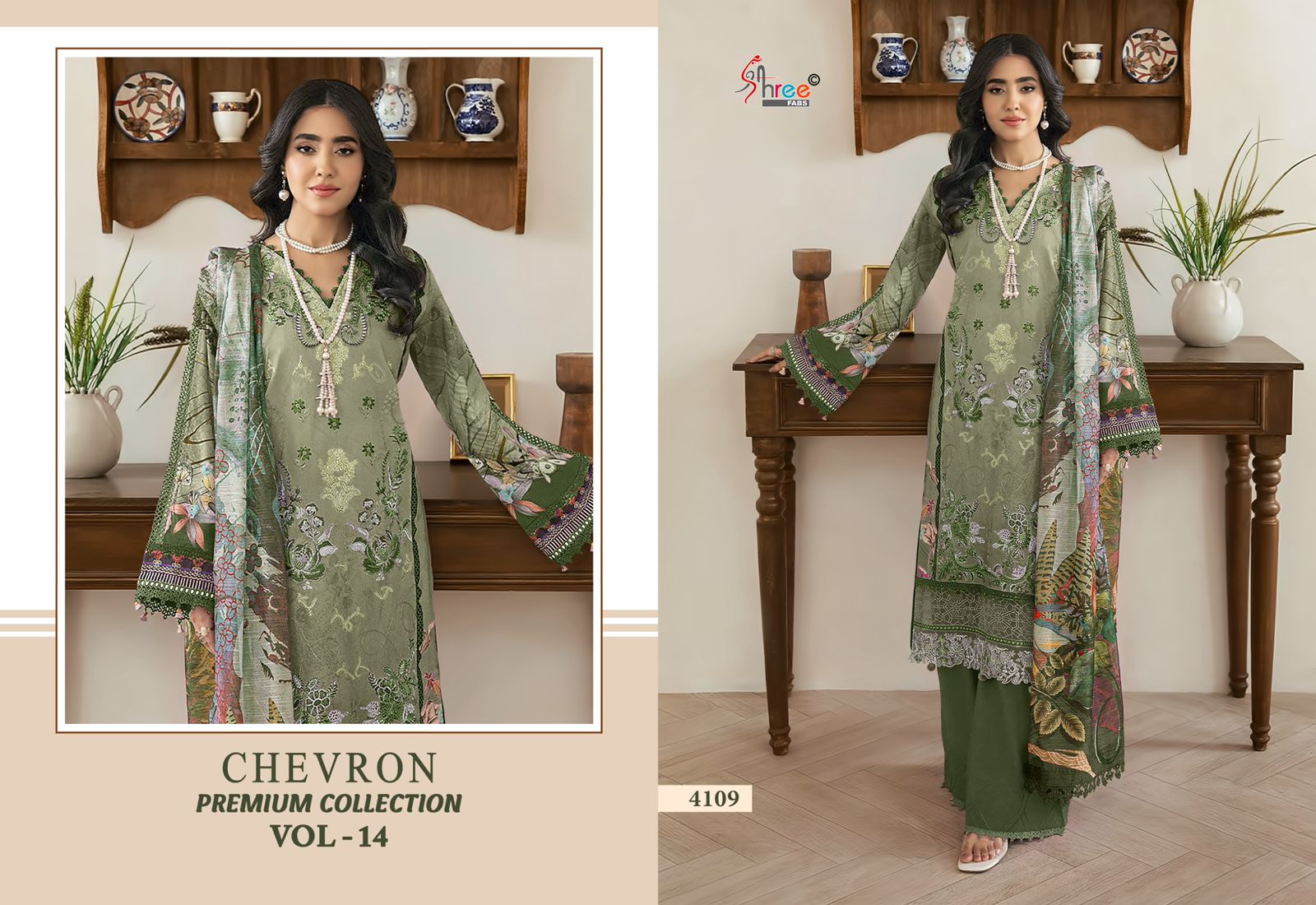 Shree Fab – Chevron Premium Vol.14 Ciffon Duptta