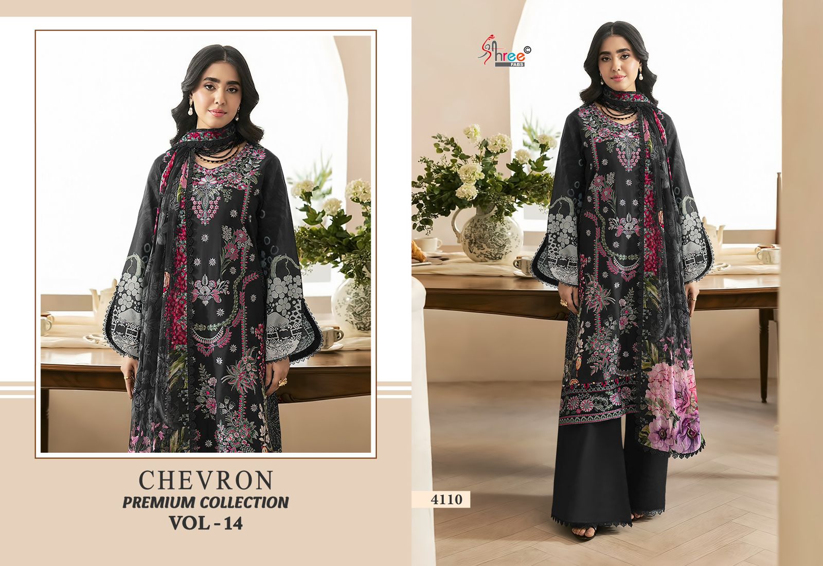 Shree Fab – Chevron Premium Vol.14 Ciffon Duptta