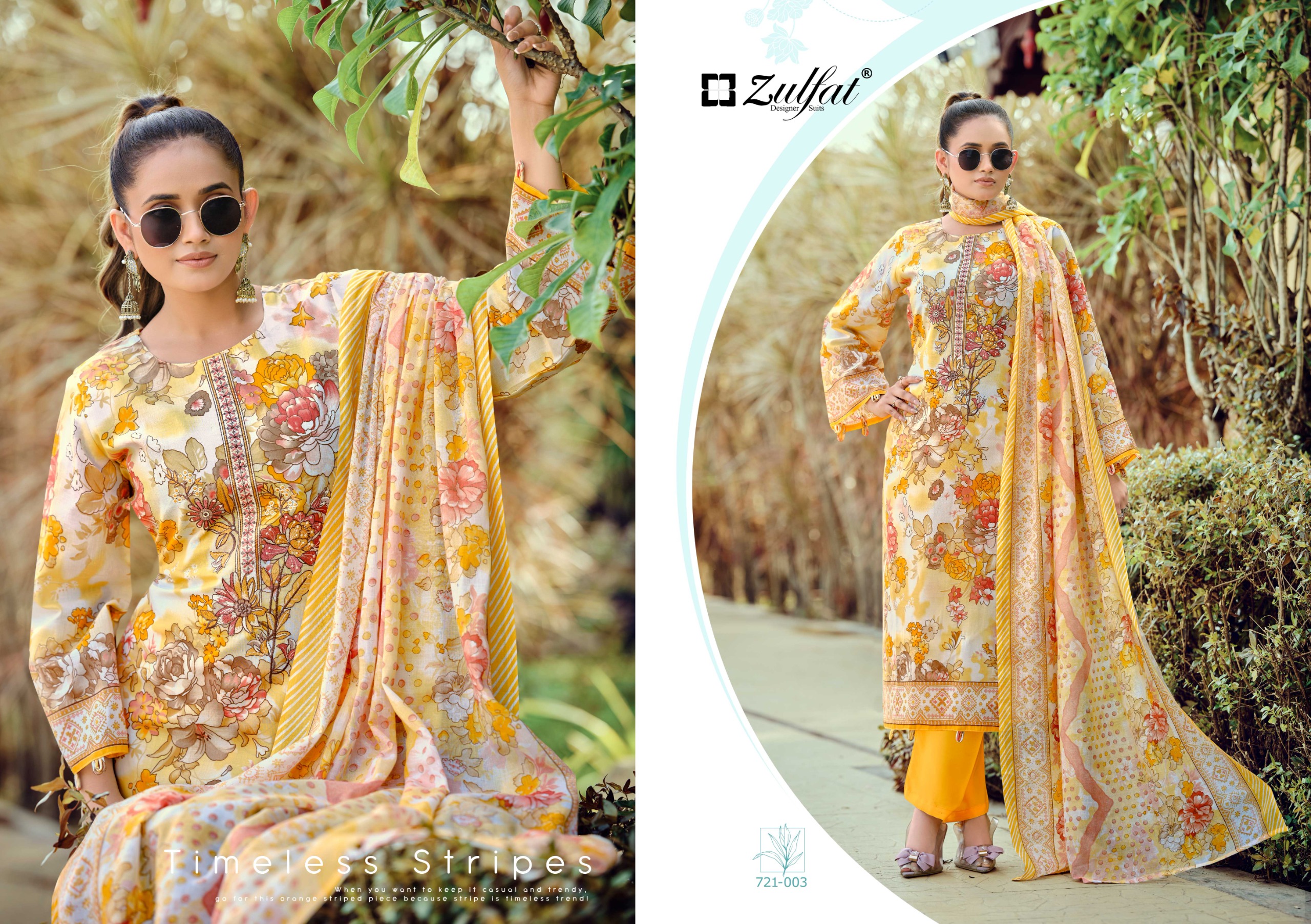 Zulfat Designer Suit – Sana safina vol.5