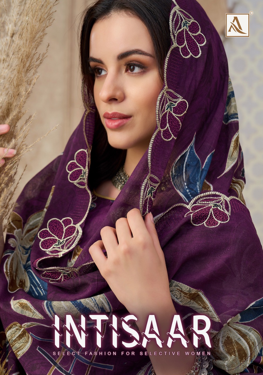 Alok Suit – Intisaar     Salwar Suit Wholesale Catalog Any Occasion