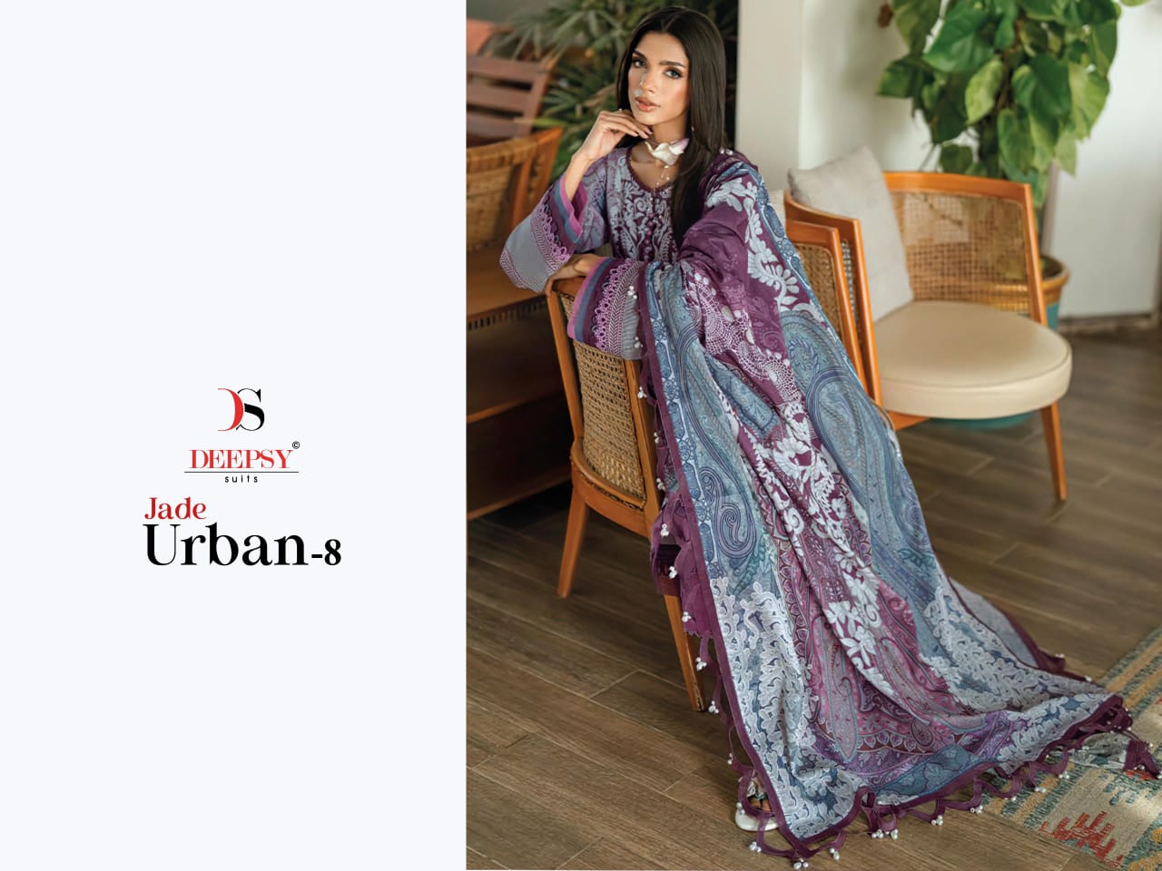DEEPSY SUITS – Jade urban lawn 8 Cotton Duptta
