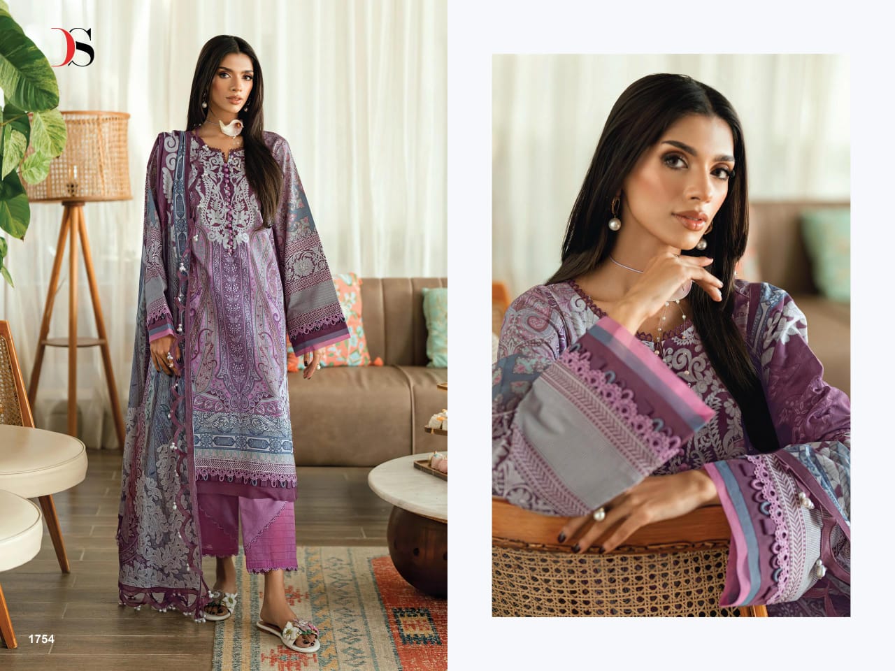 DEEPSY SUITS – Jade urban lawn 8 Ciffon Duptta