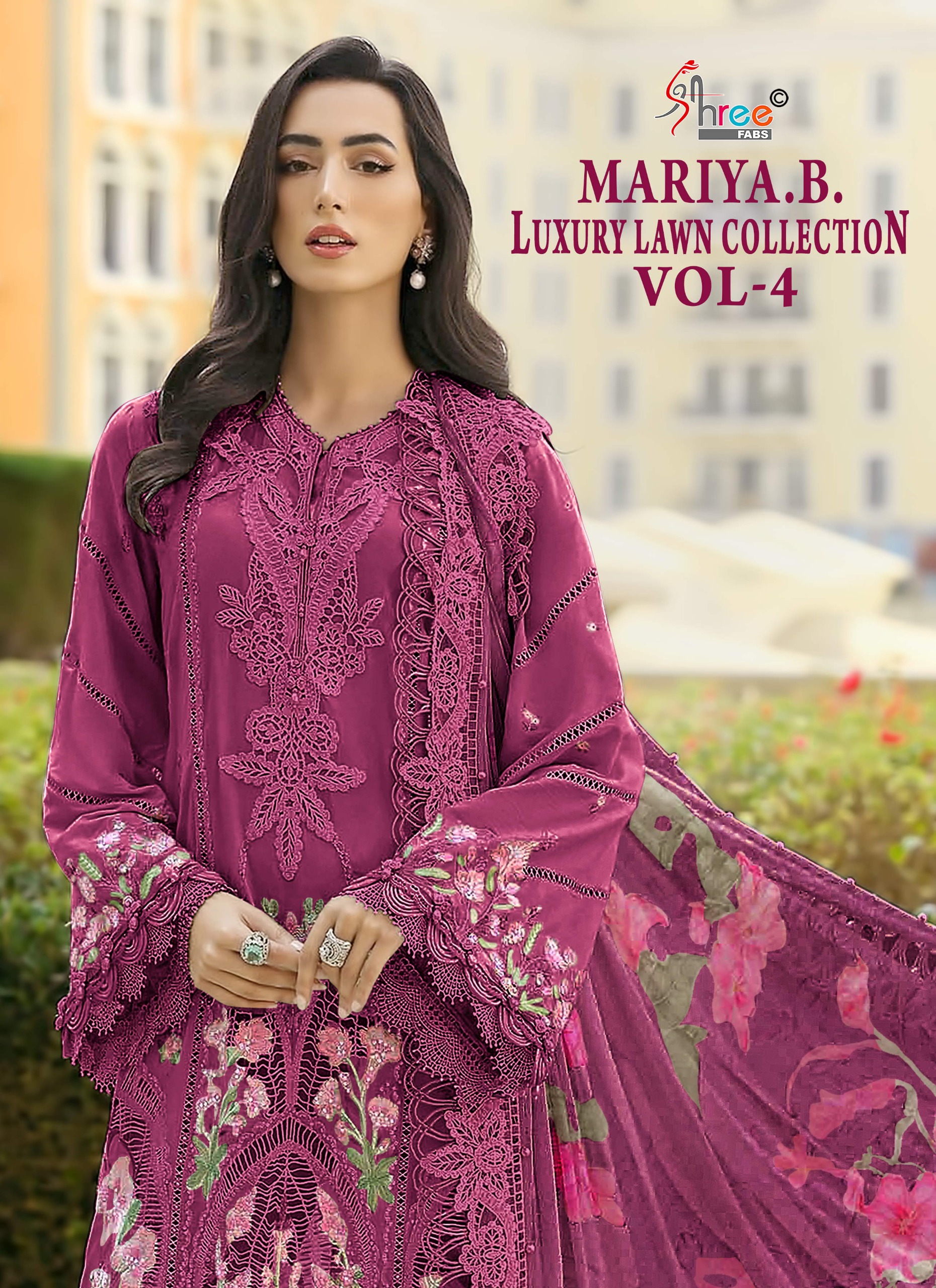 Shree Fab – Mariya b luxury lawn vol.4 Cotton Duptta
