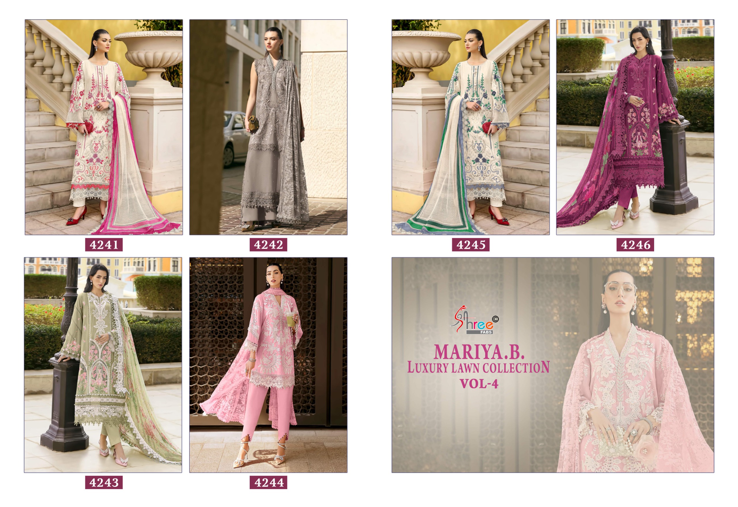 Shree Fab – Mariya b luxury lawn vol.4 Cotton Duptta