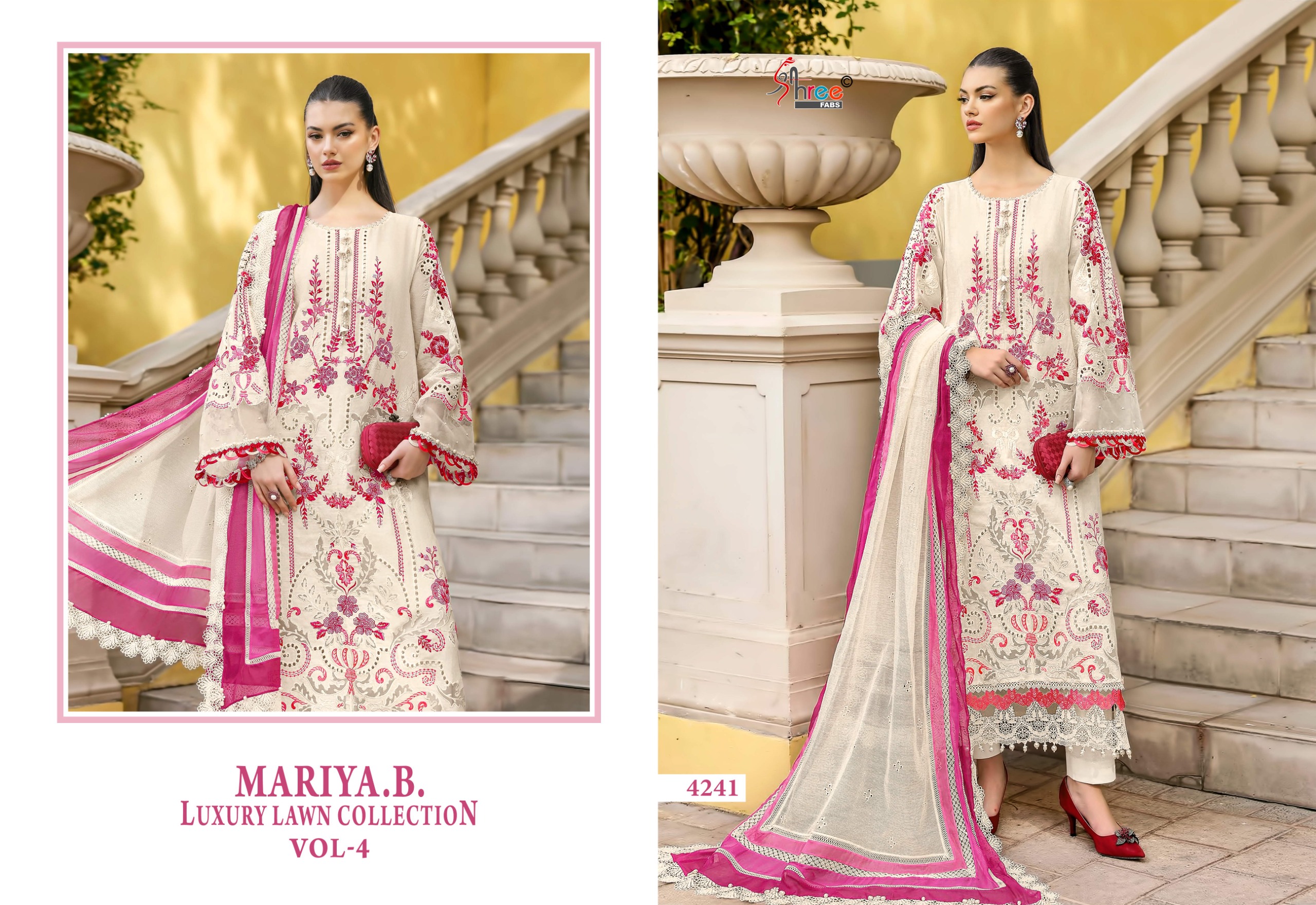Shree Fab – Mariya b luxury lawn vol.4 Cotton Duptta