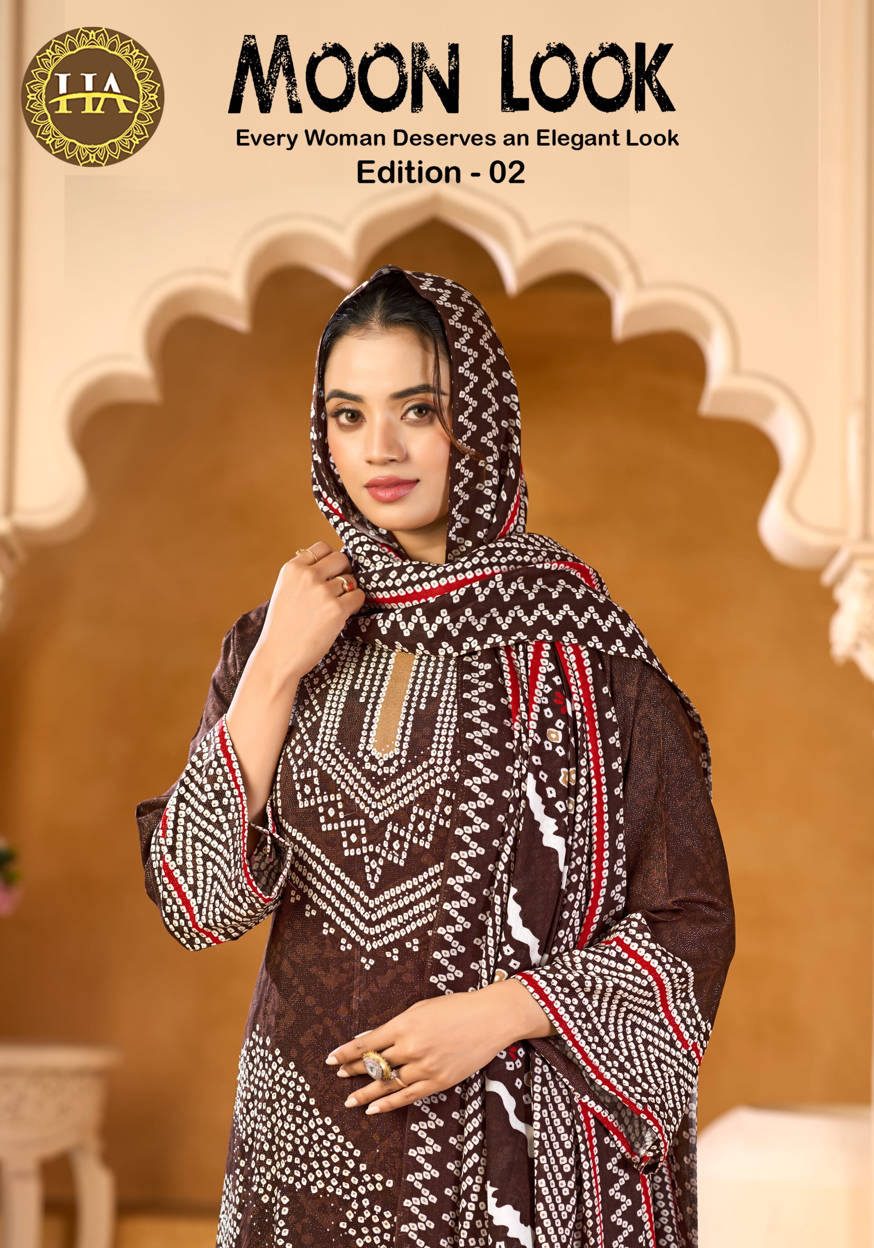 Harshit Fashion – Moon Look Vol.2     Salwar Suit Wholesale Catalog Summer Wear
