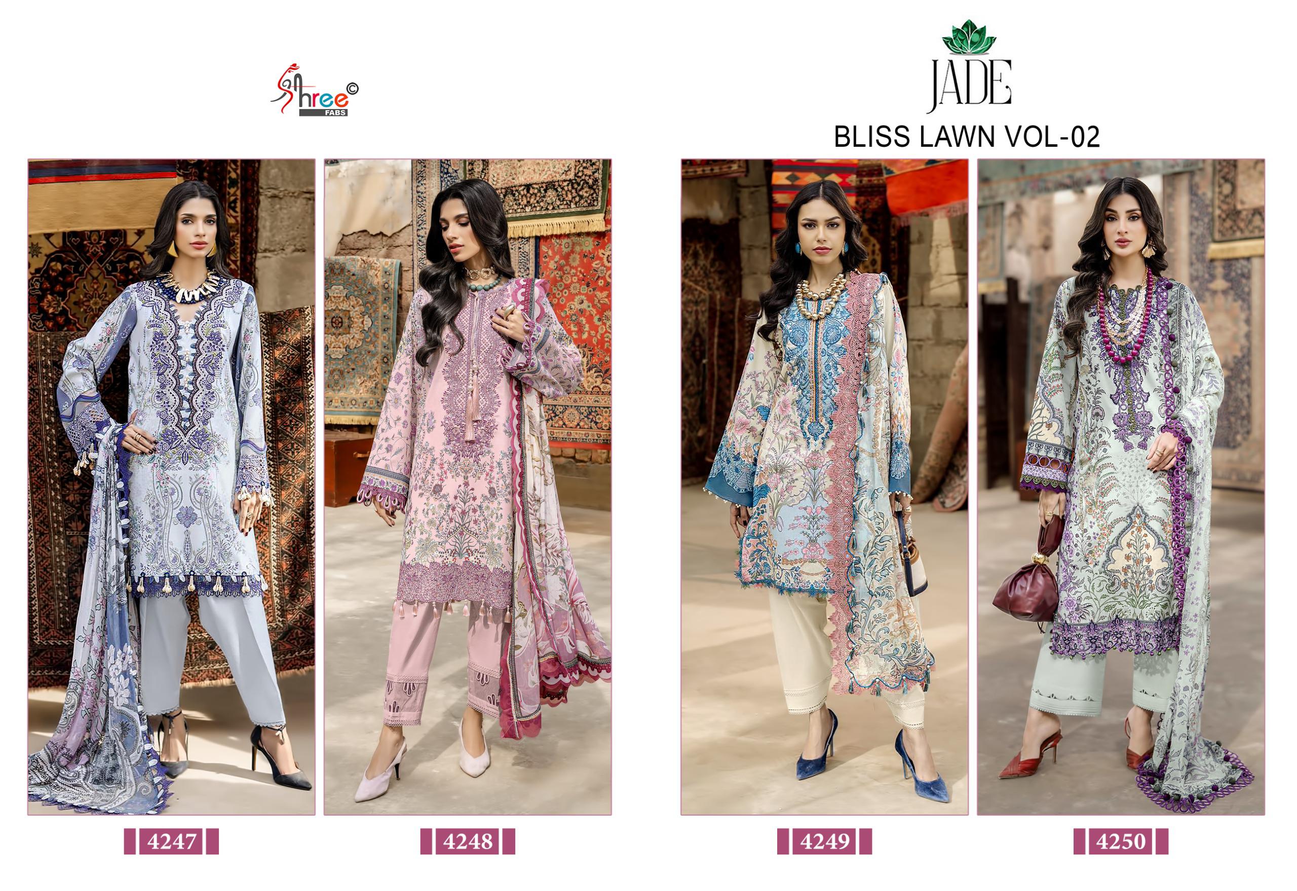 Shree Fab – Jade bliss lawn 2 Cotton Duptta