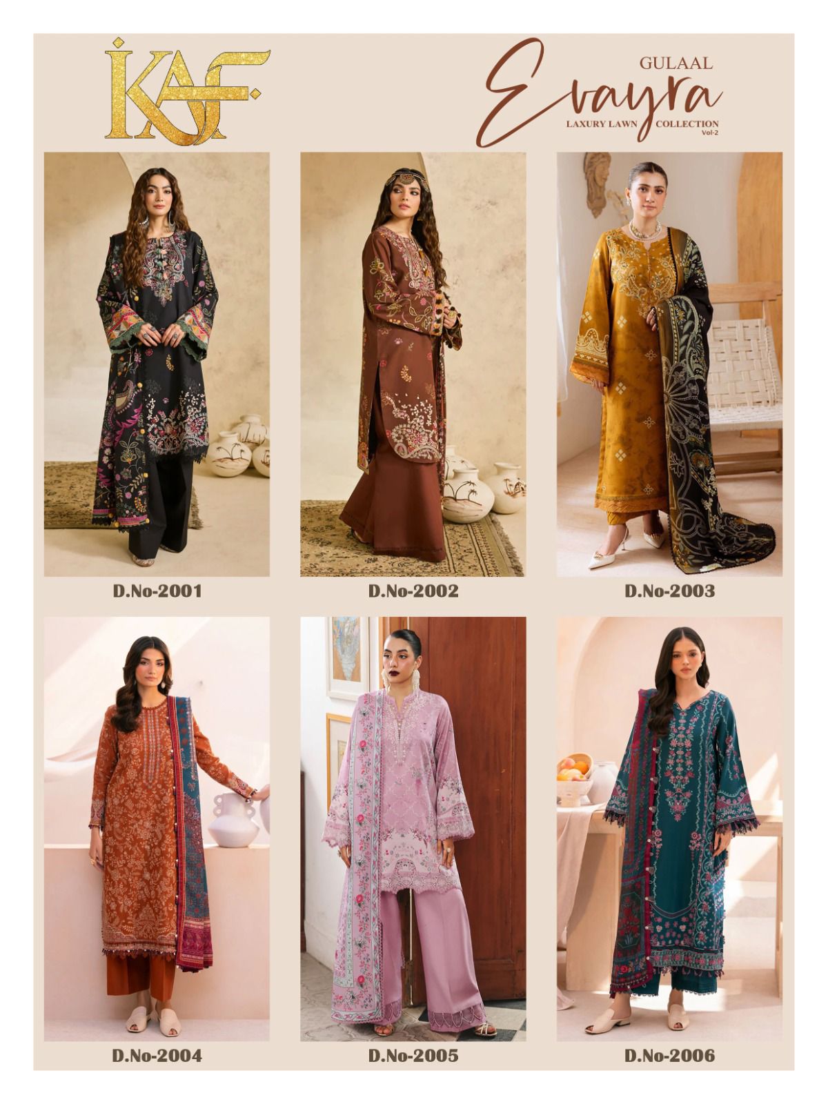 Kaf Fabrics – Gulaal Vol.2