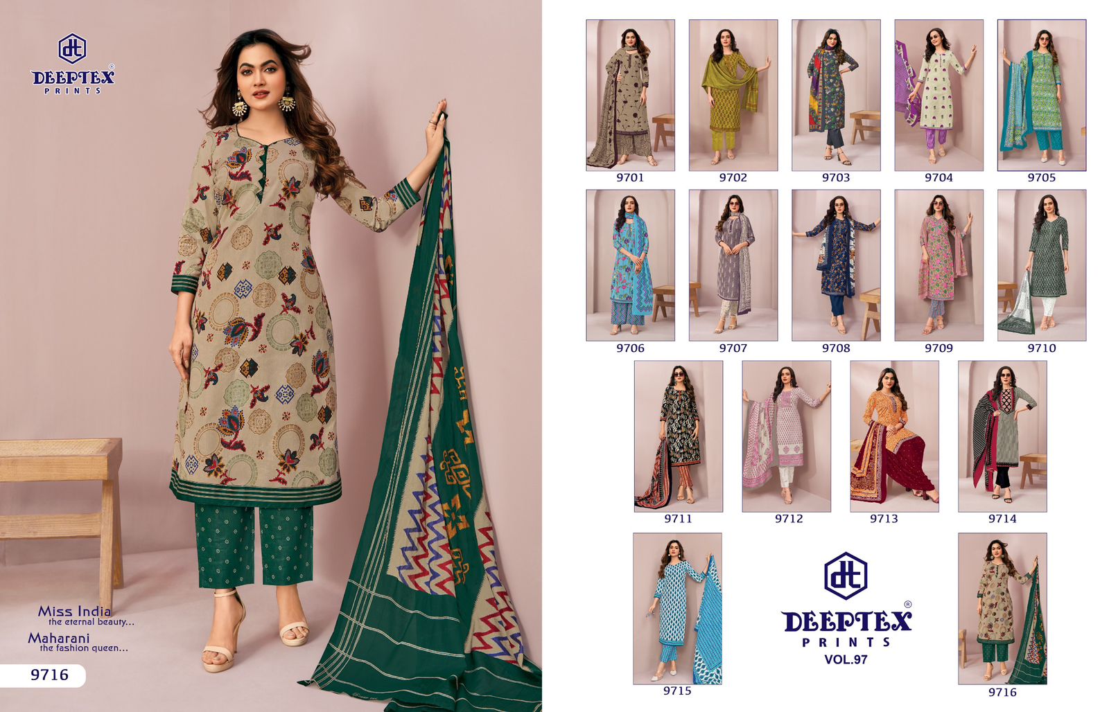 Deeptex Print - Miss india Vol 97 Deeptex Print – Miss india Vol 97