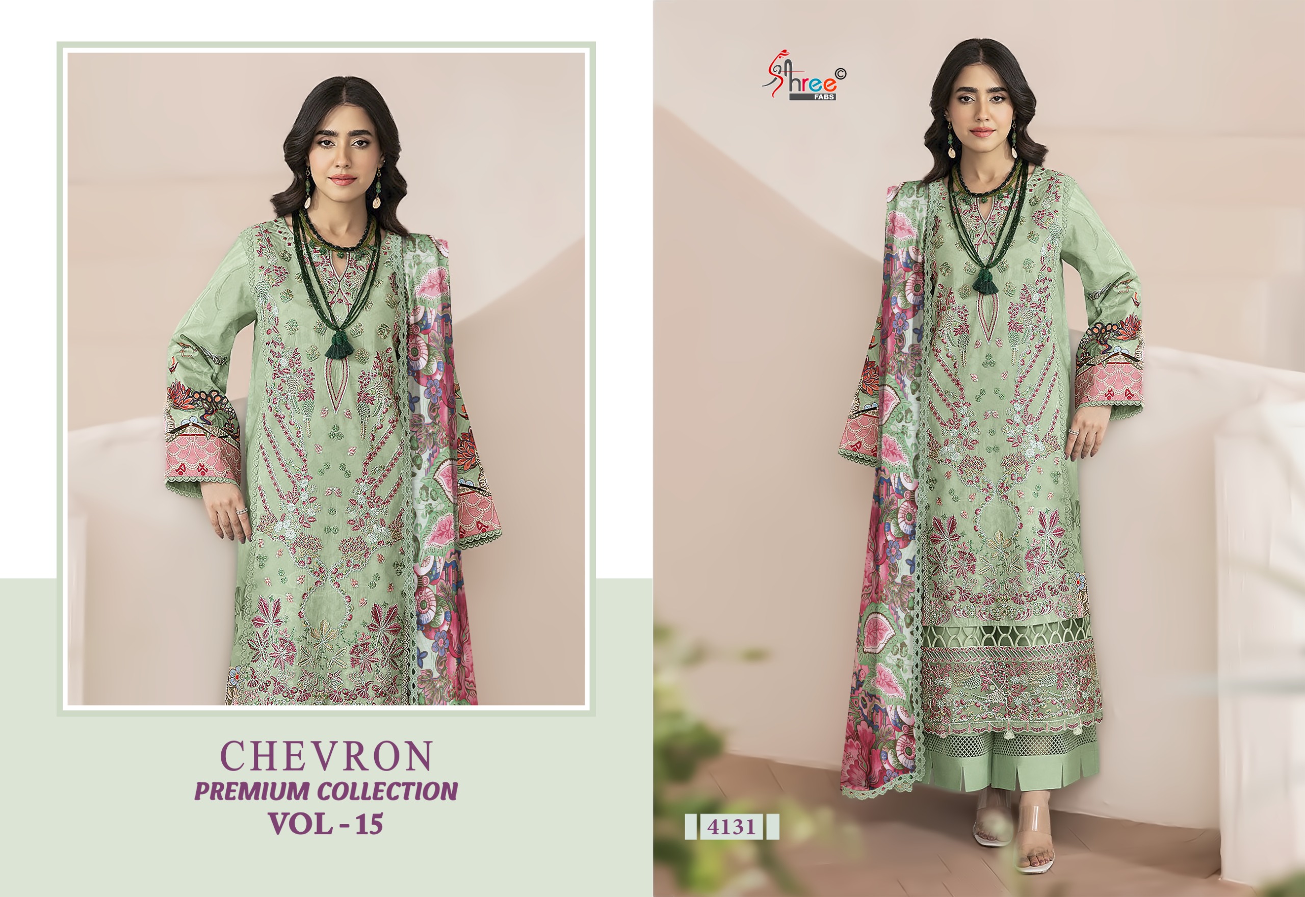 Shree Fab – Chevron Vol.15 Ciffon Duptta