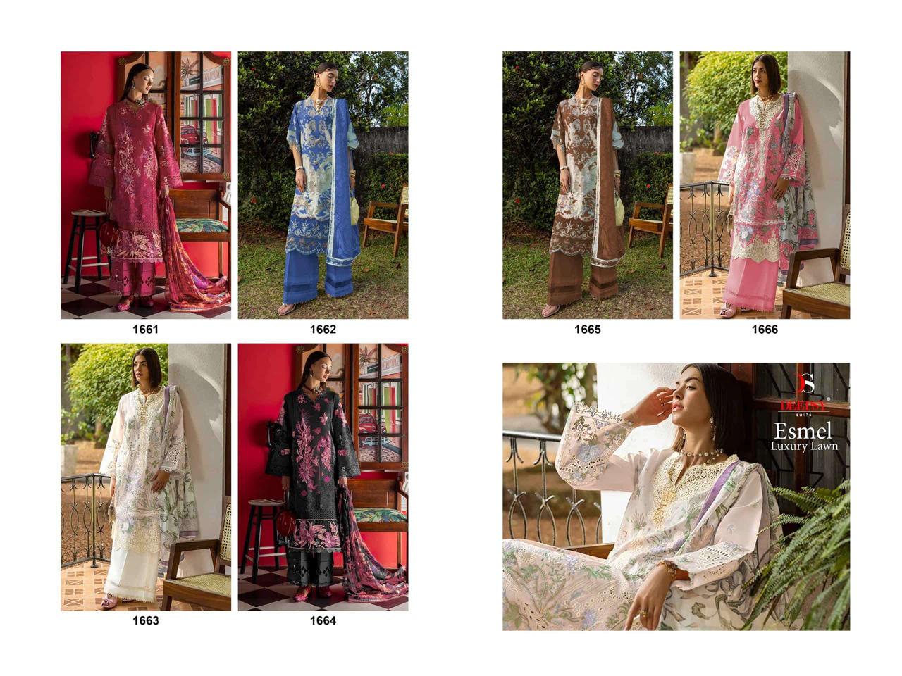 DEEPSY SUITS – Esmel lawn Cotton Duptta