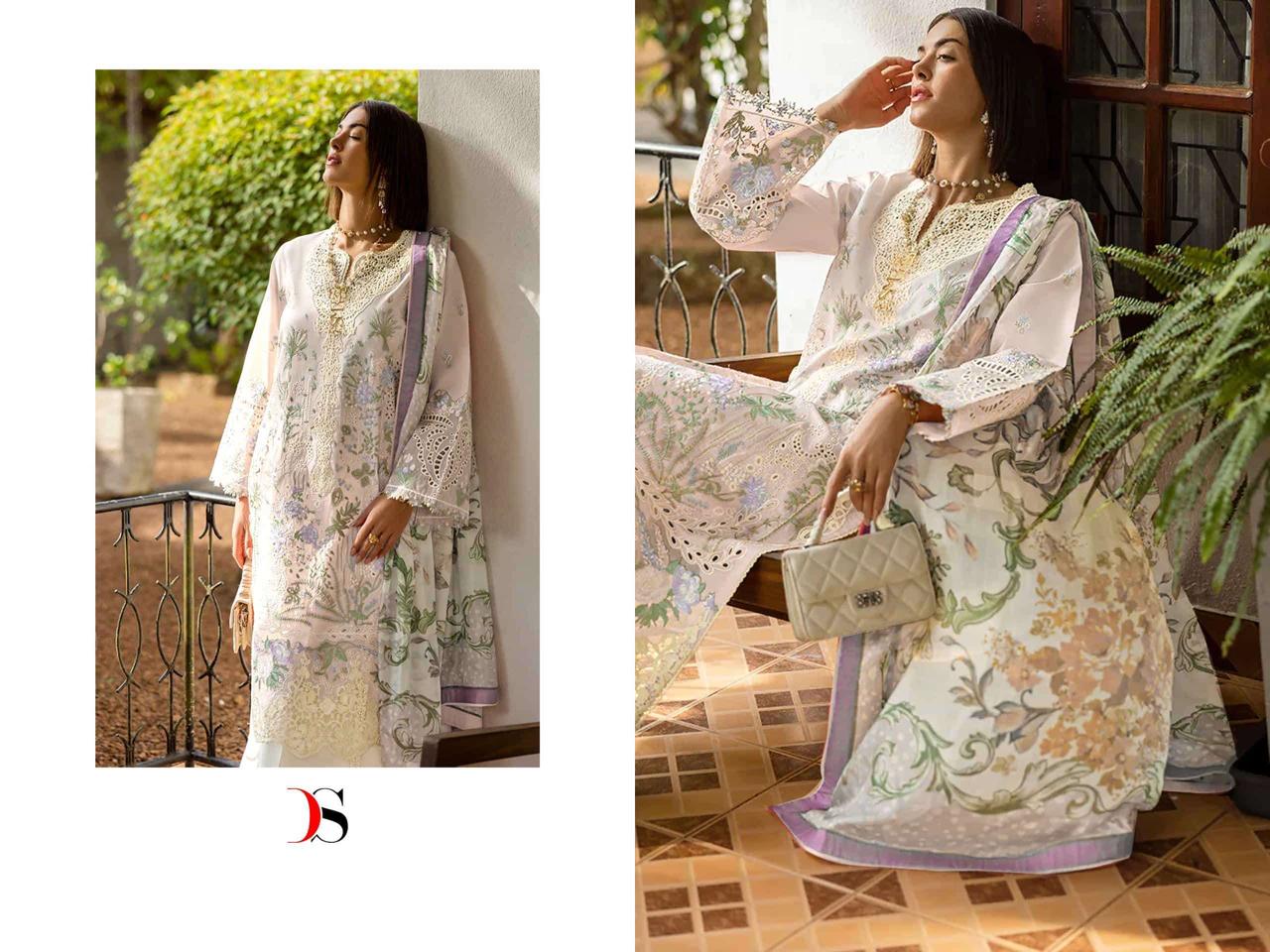 DEEPSY SUITS – Esmel lawn Cotton Duptta