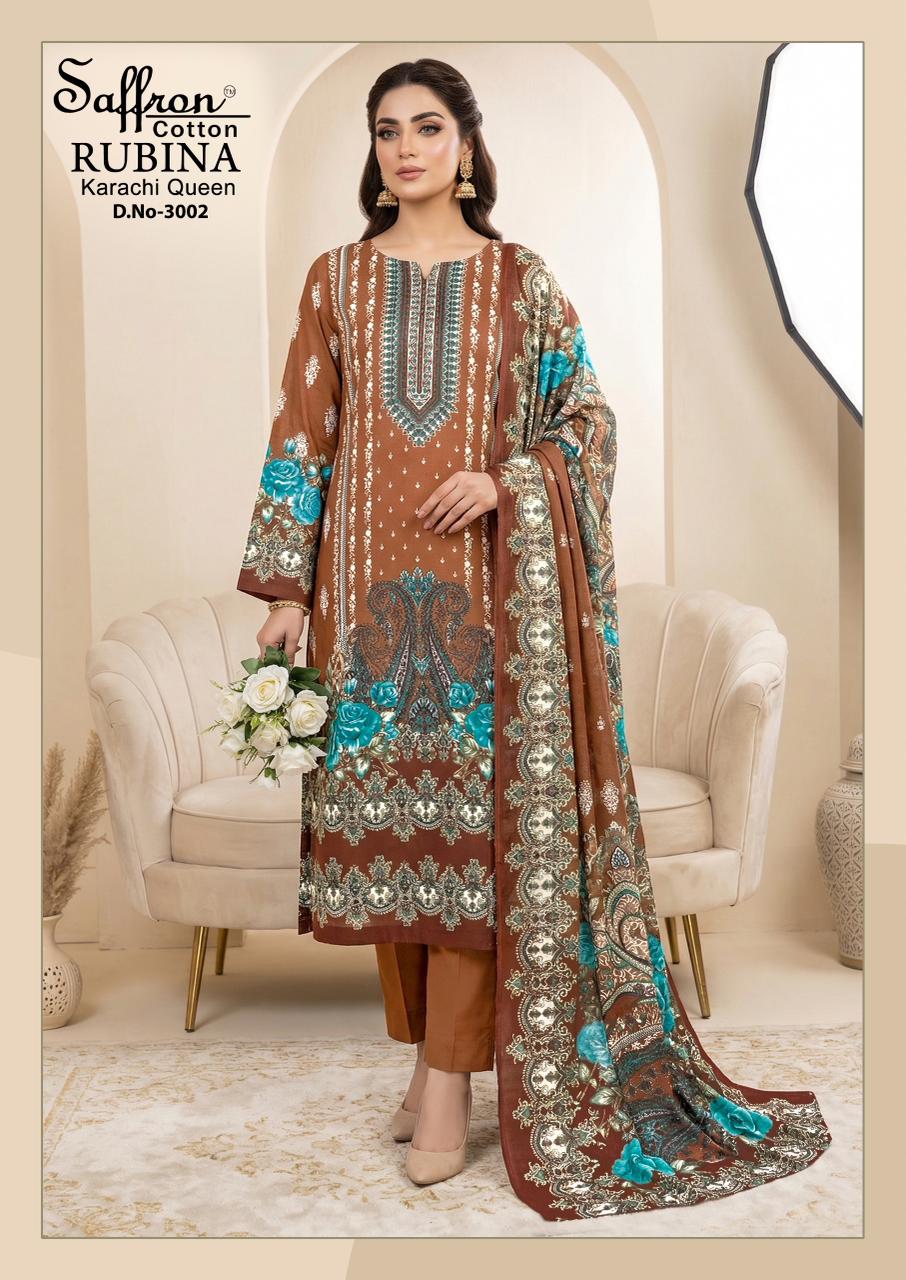 Saffron Cotton – Karachi Queen vol.3