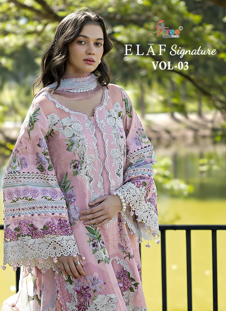 Shree Fab – Elaf Signature 3 Ciffon Duptta