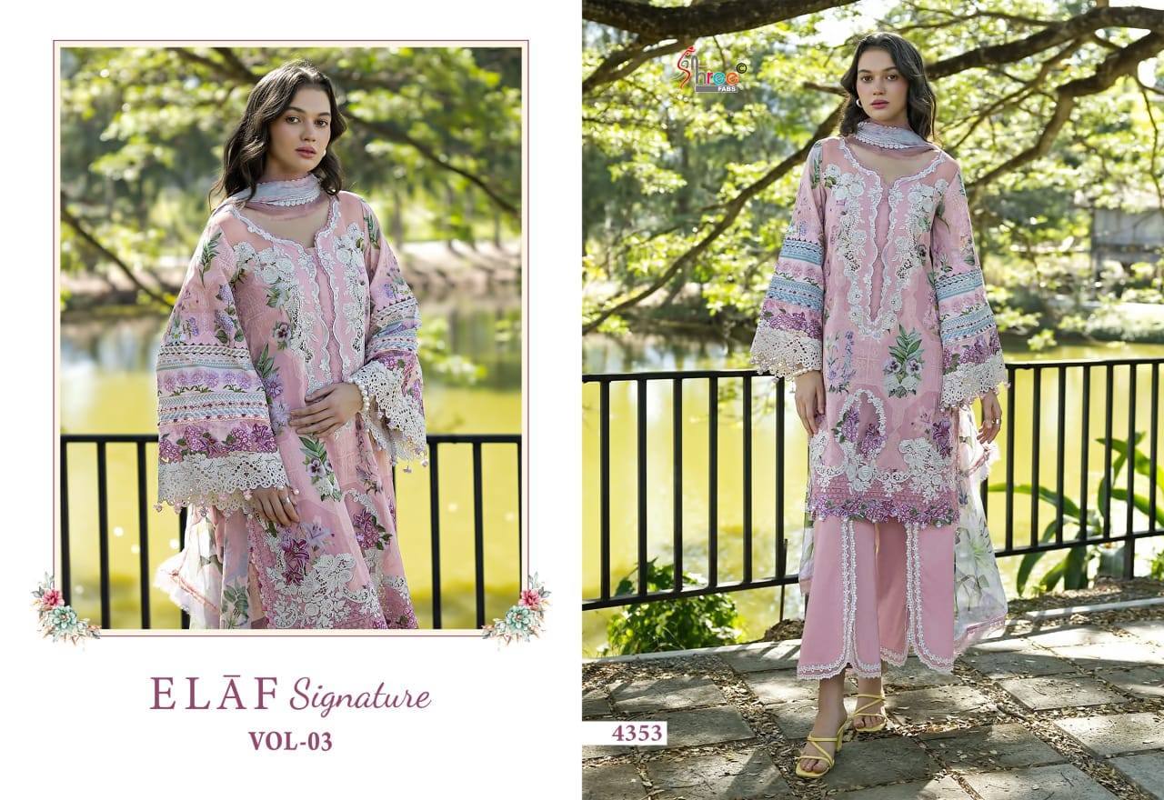 Shree Fab – Elaf Signature 3 Ciffon Duptta