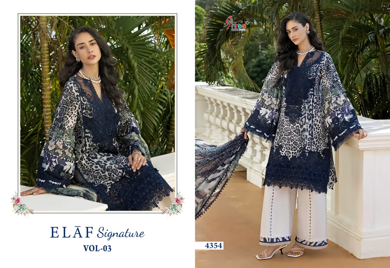 Shree Fab – Elaf Signature 3 Ciffon Duptta
