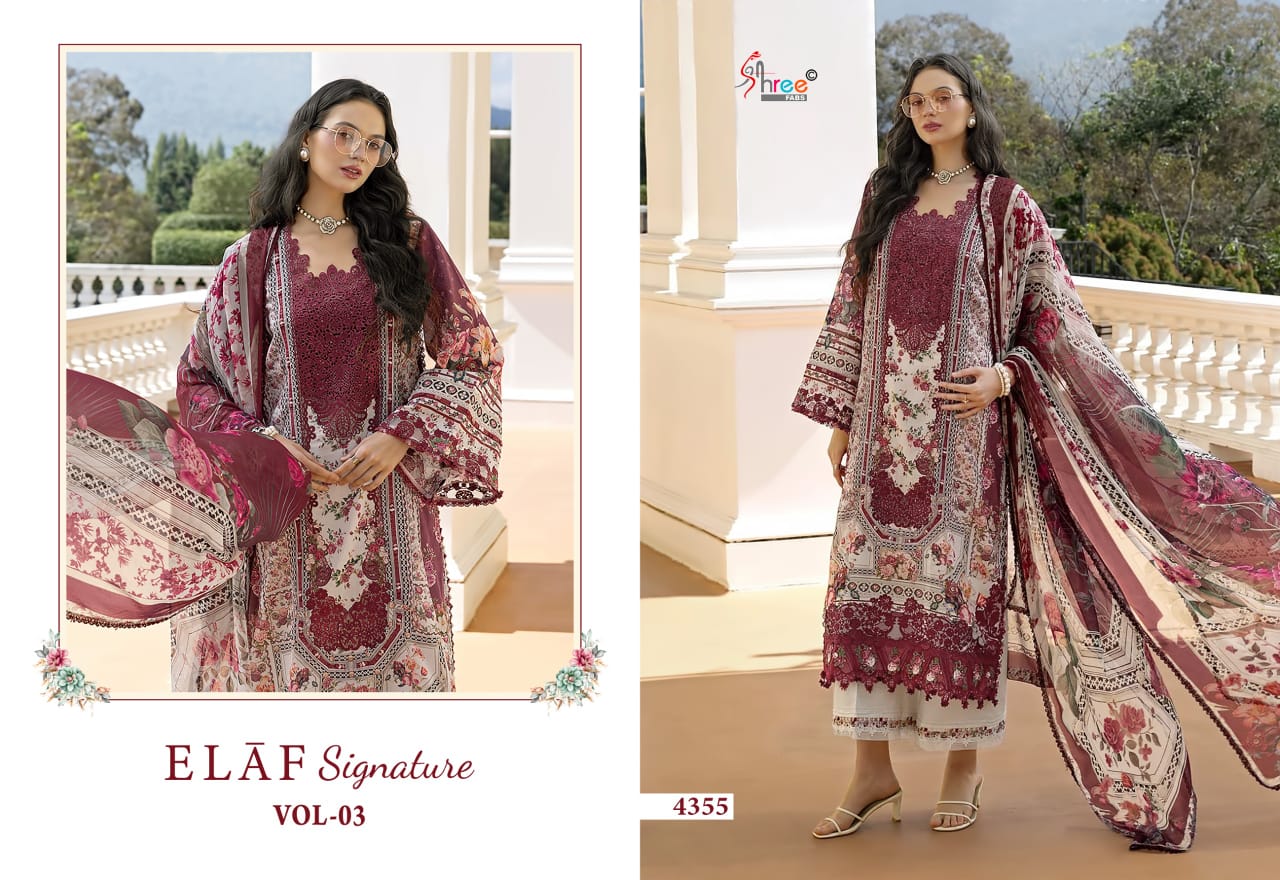 Shree Fab – Elaf Signature 3 Ciffon Duptta