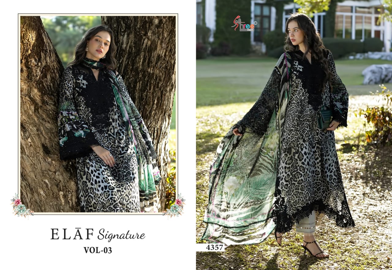 Shree Fab – Elaf Signature 3 Ciffon Duptta