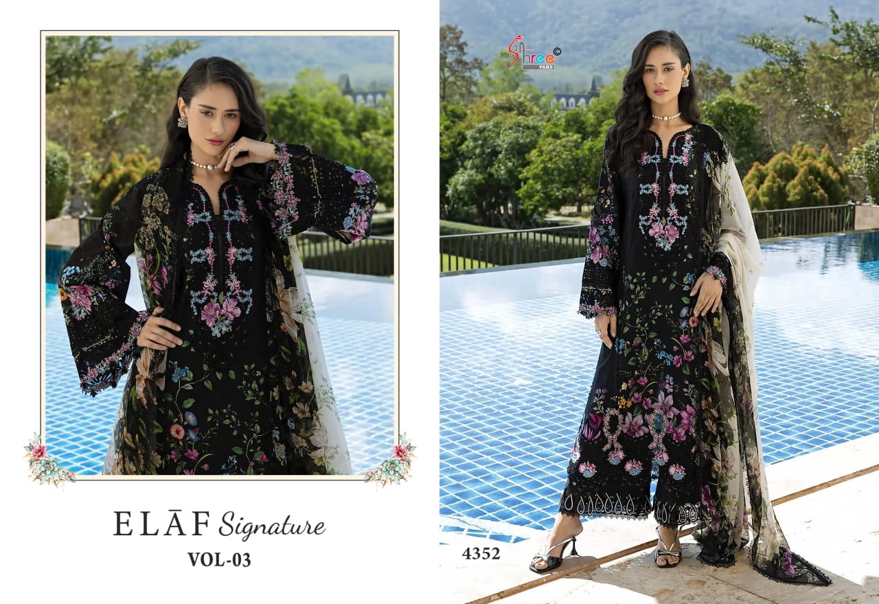 Shree Fab – Elaf Signature 3 Ciffon Duptta