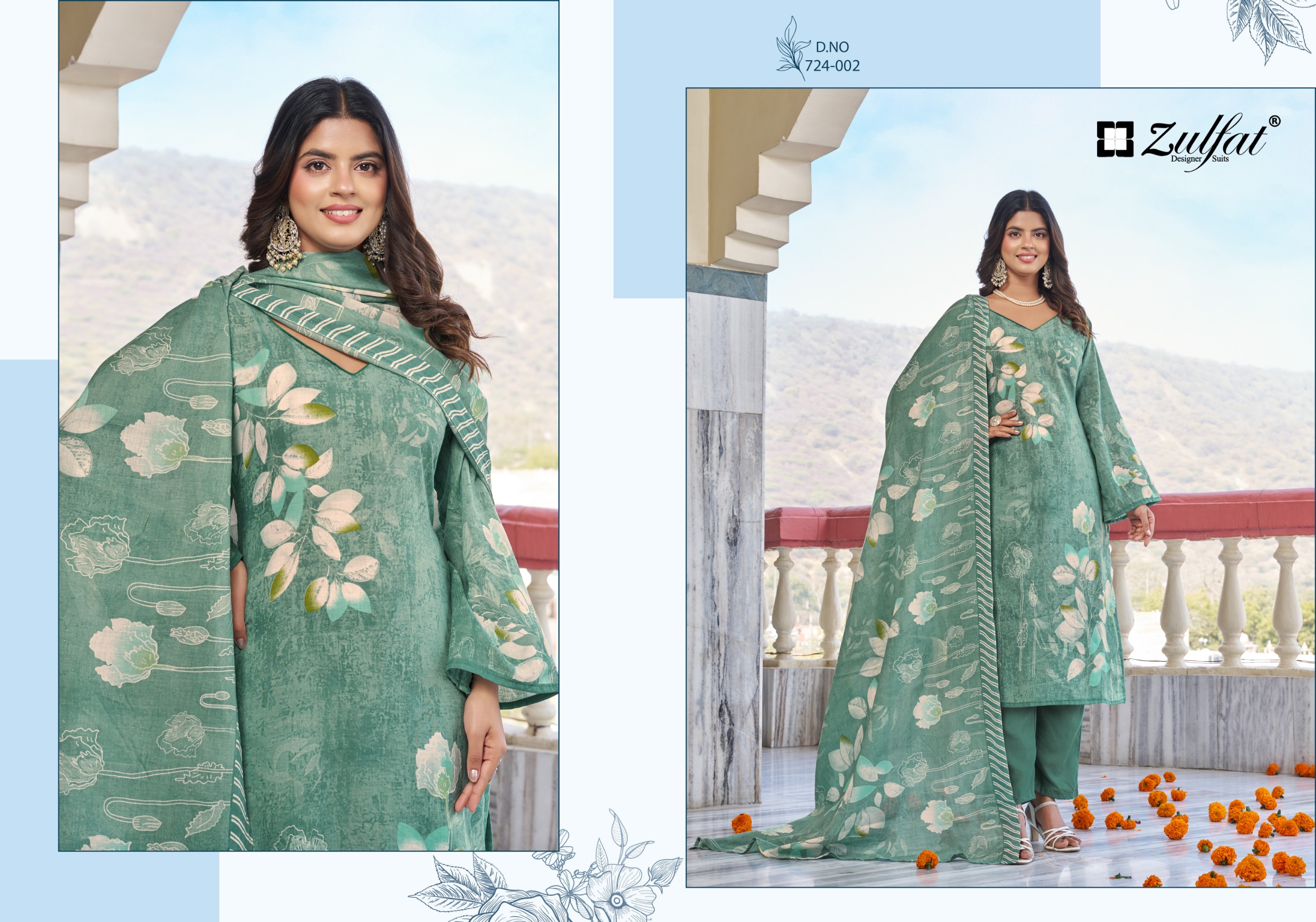 Zulfat Designer Suits – Farida