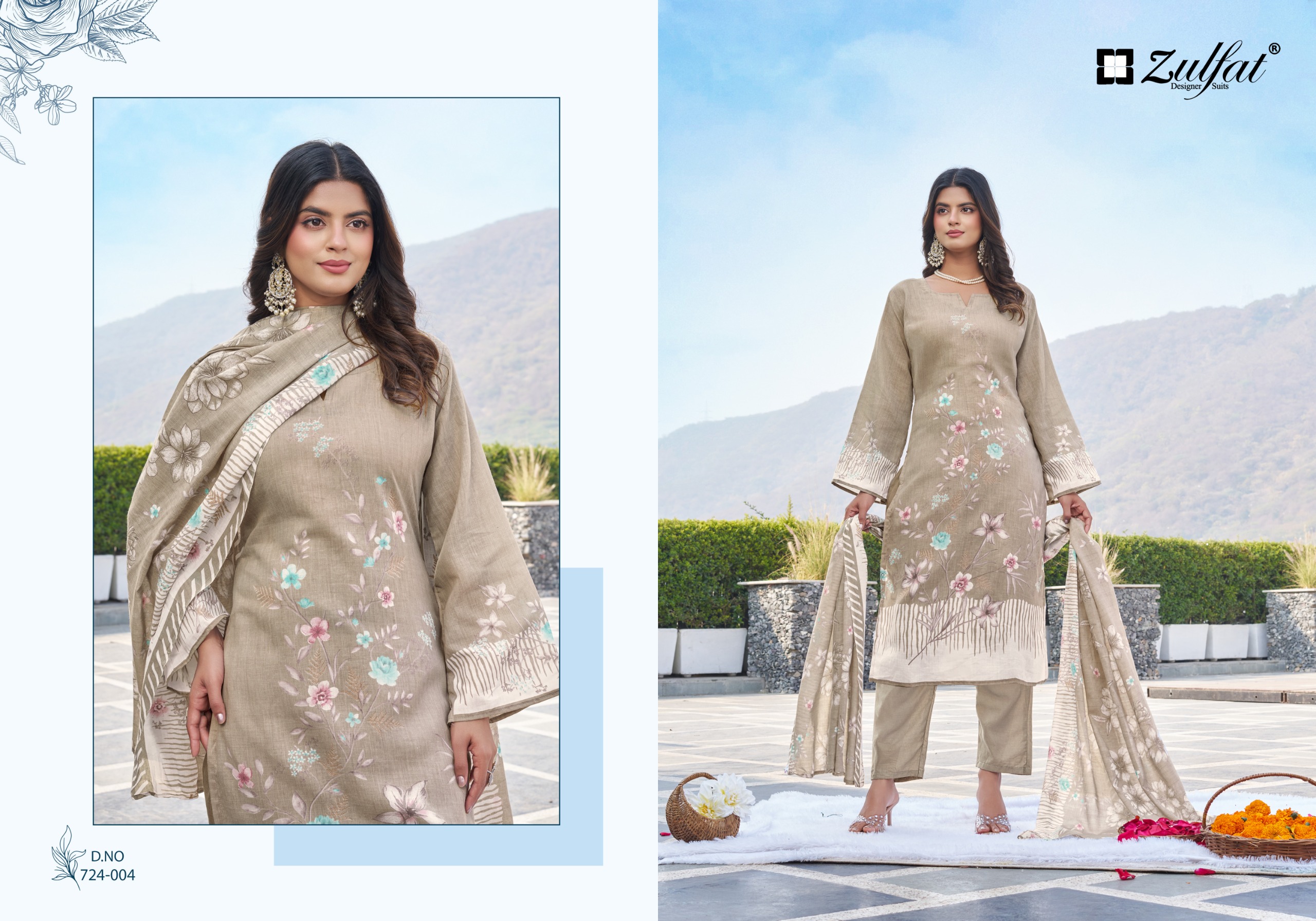 Zulfat Designer Suits – Farida