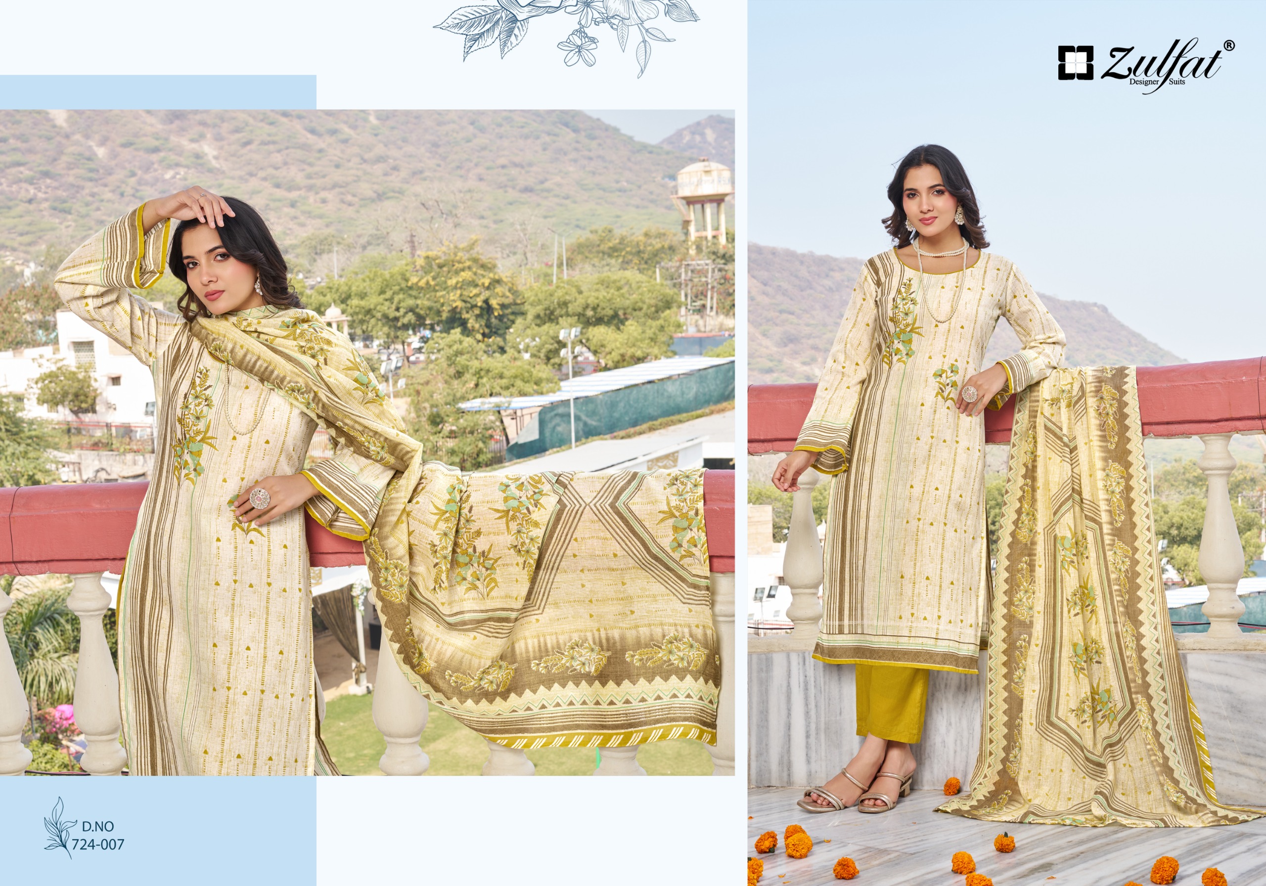 Zulfat Designer Suits – Farida