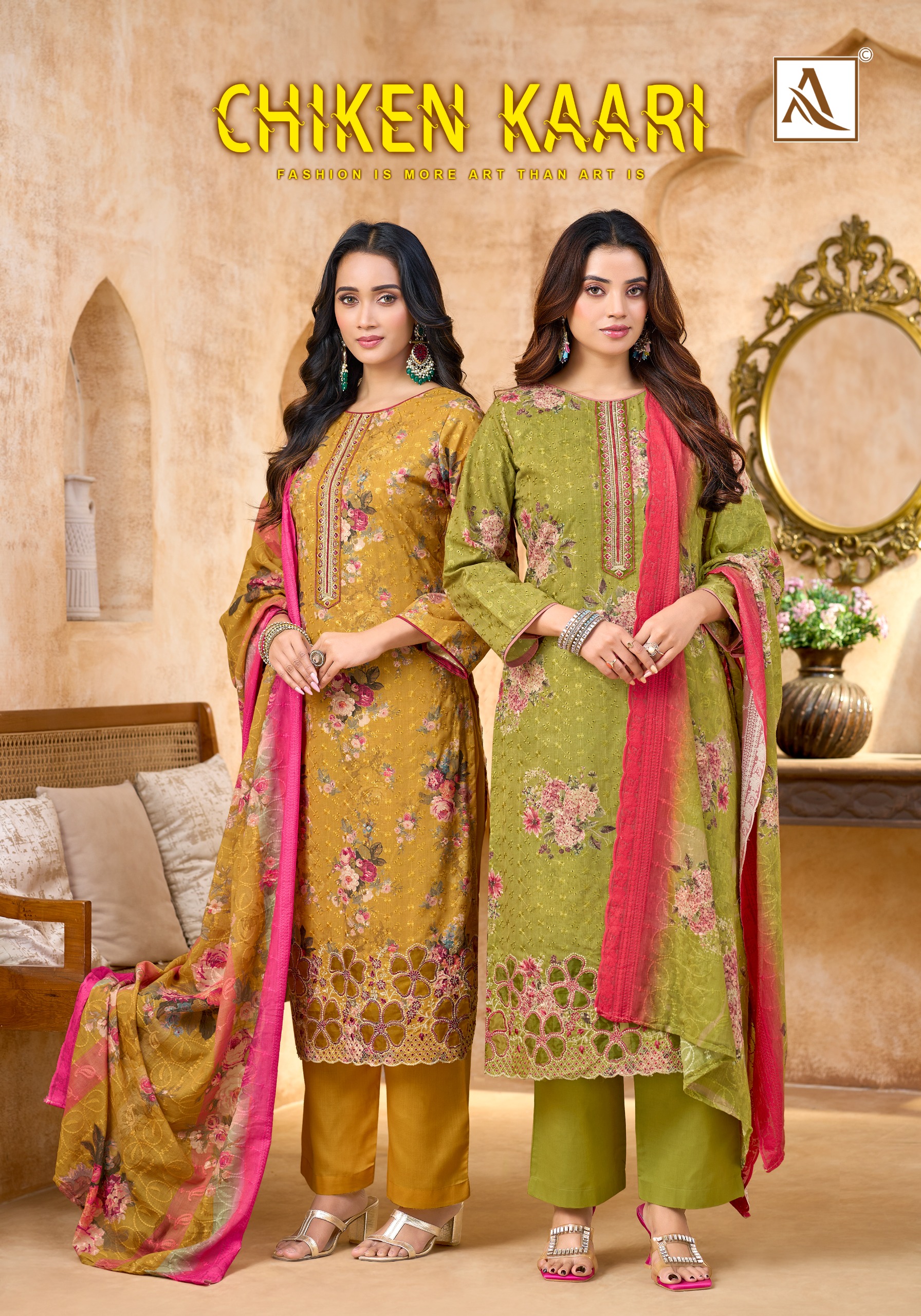 Alok Suit – Chikenkari