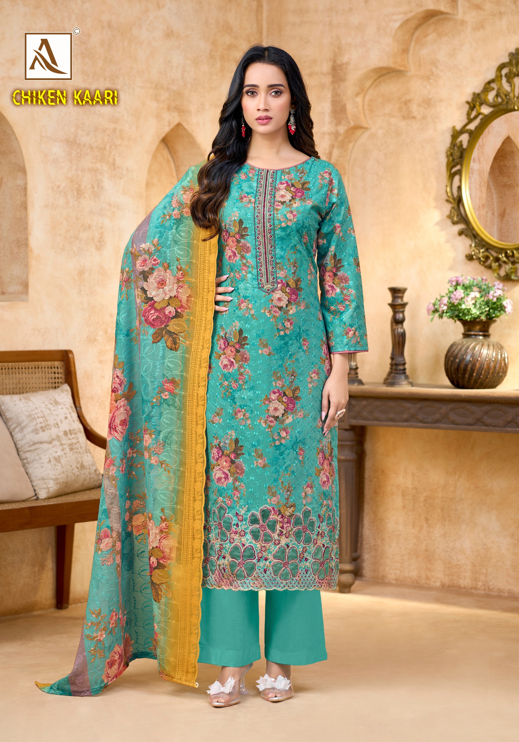 Alok Suit – Chikenkari