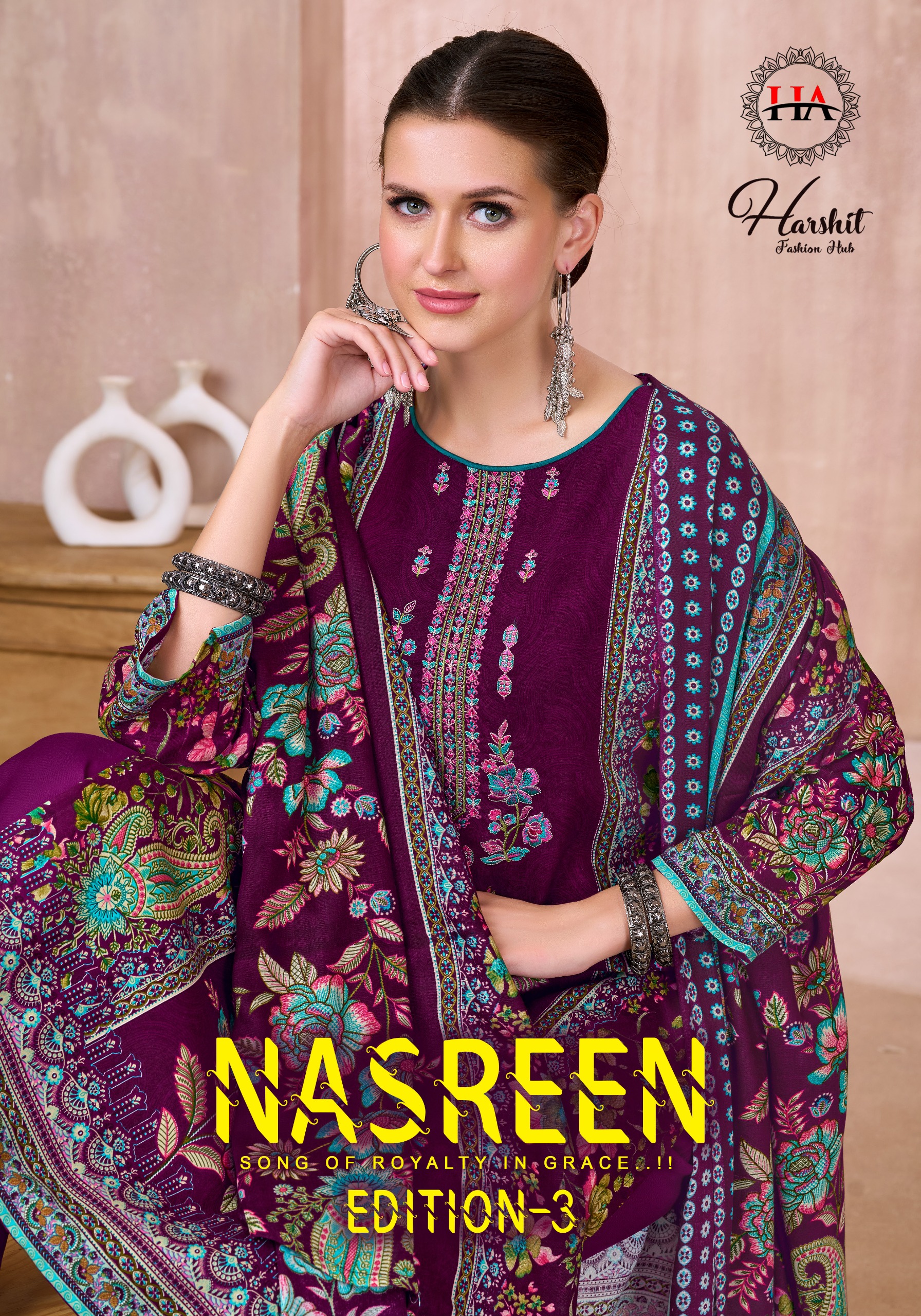 Harshit Fashion – Nasreen Vol.3