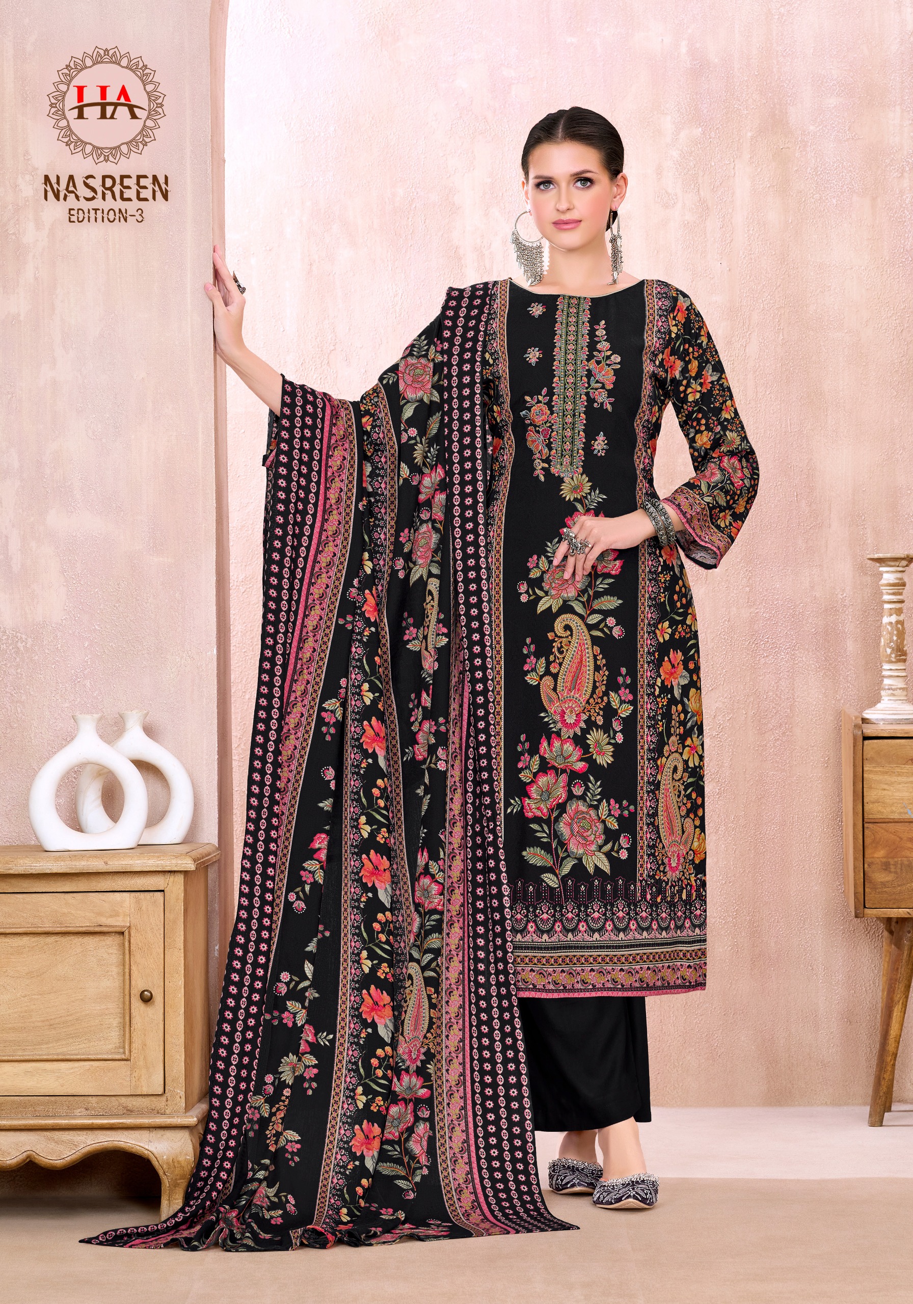 Harshit Fashion – Nasreen Vol.3