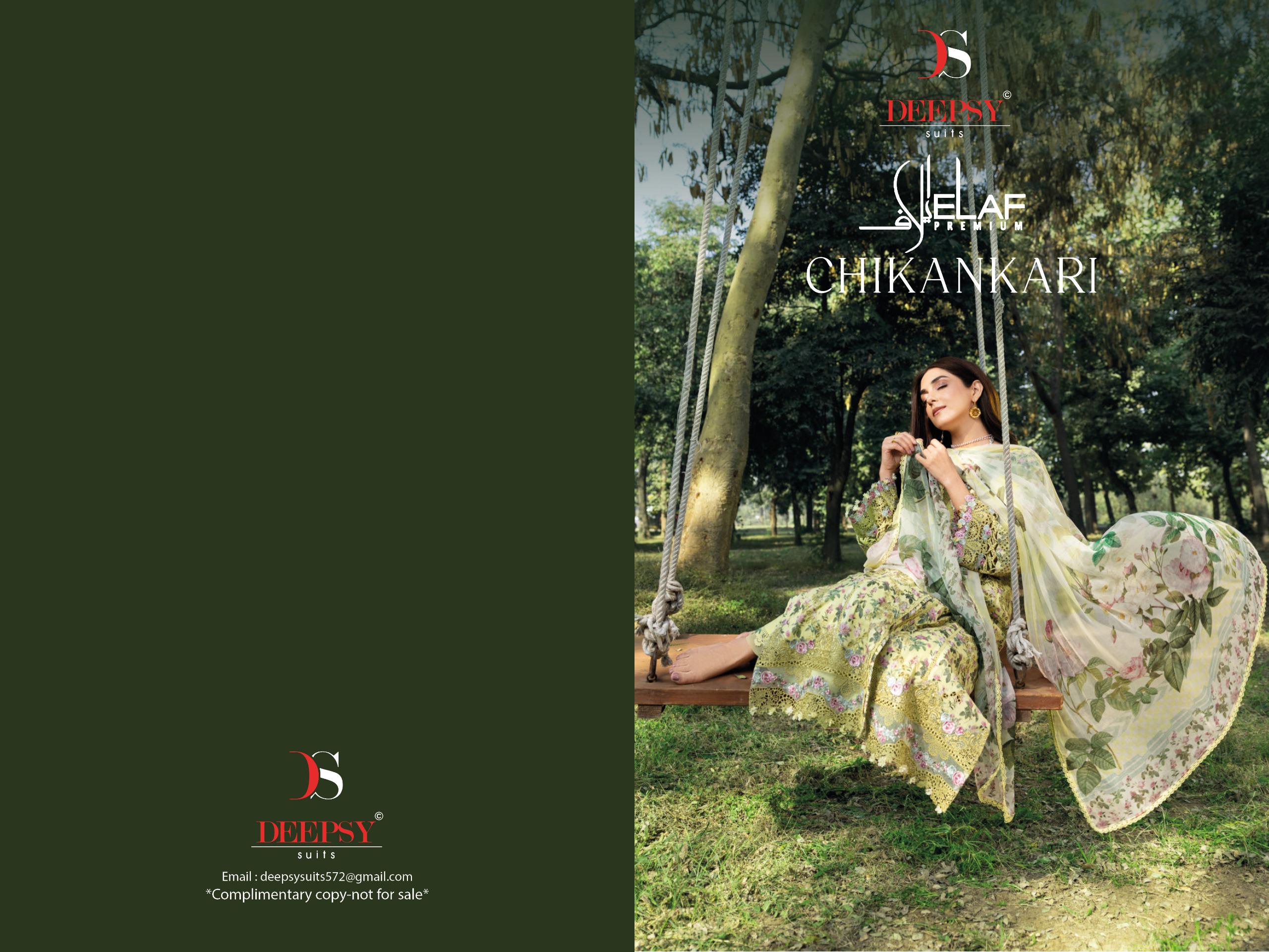 DEEPSY SUITS – Elaf Chikankari Cotton Duptta