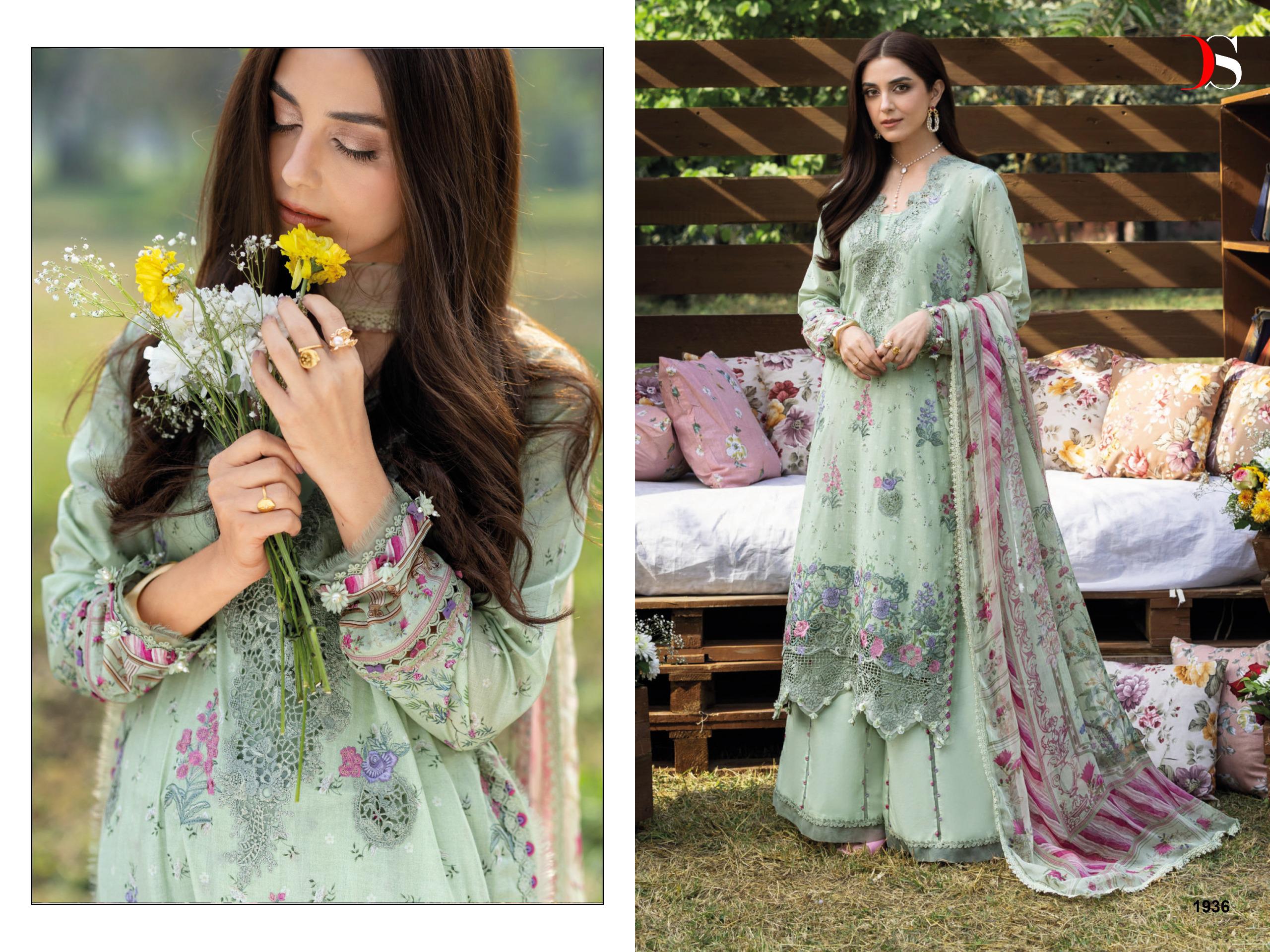 DEEPSY SUITS – Elaf Chikankari Ciffon Duptta