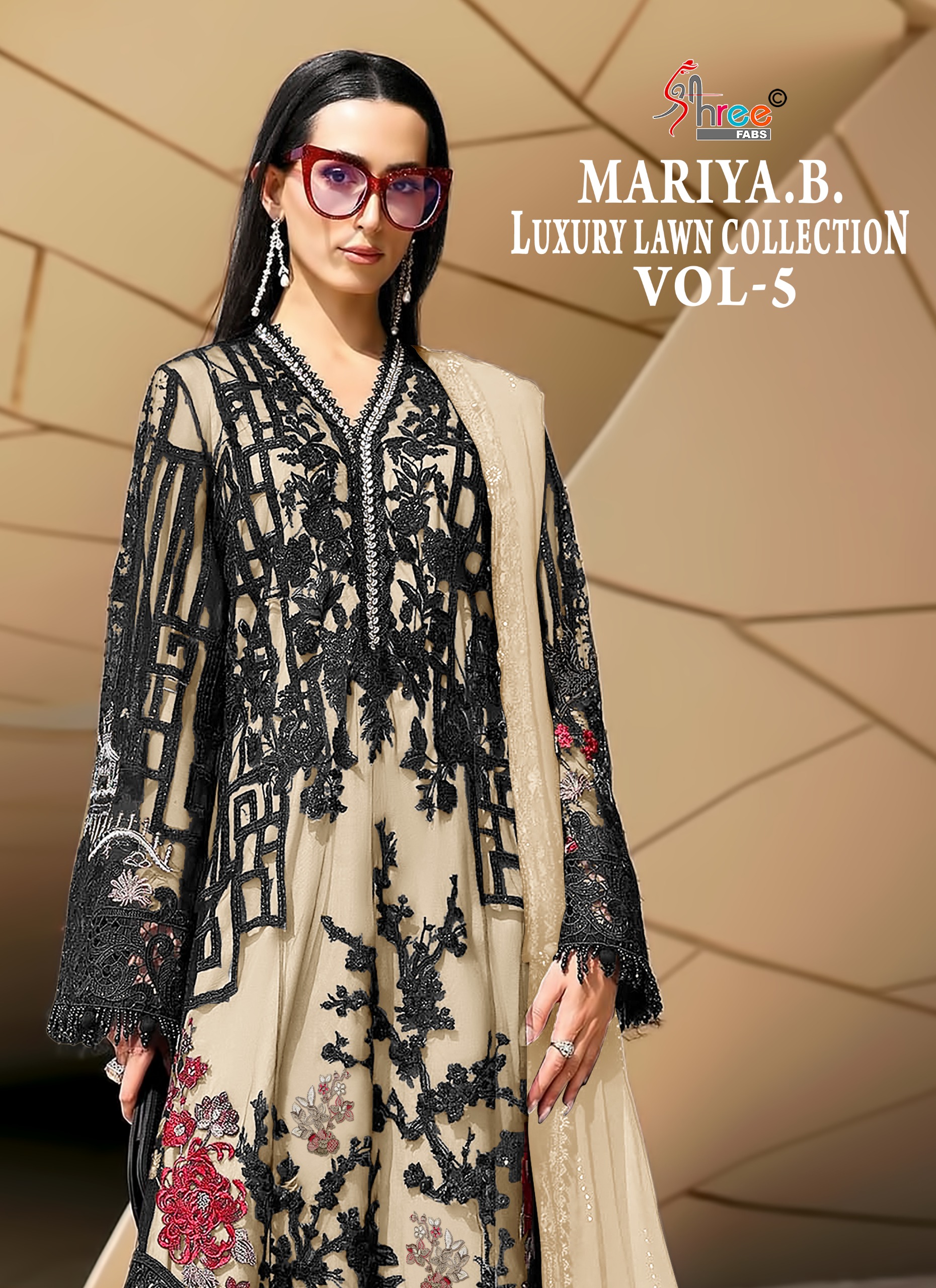 Shree Fab -Mariya B Lawn Vol.5 Kota Doriya Duptta     Salwar Suit Wholesale Catalog Any Occasion