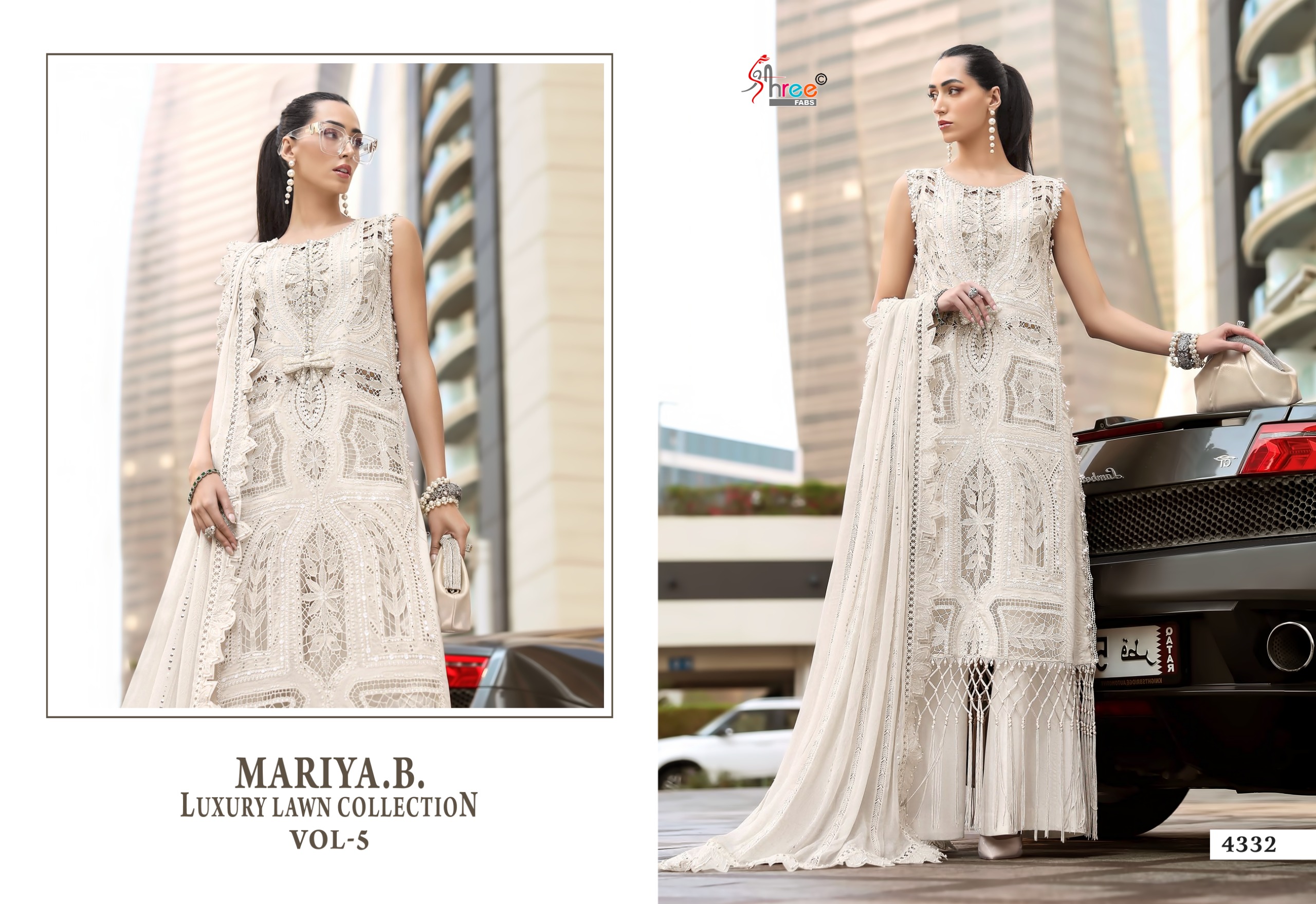 Shree Fab -Mariya b lawn Vol.5 Cotton Duptta