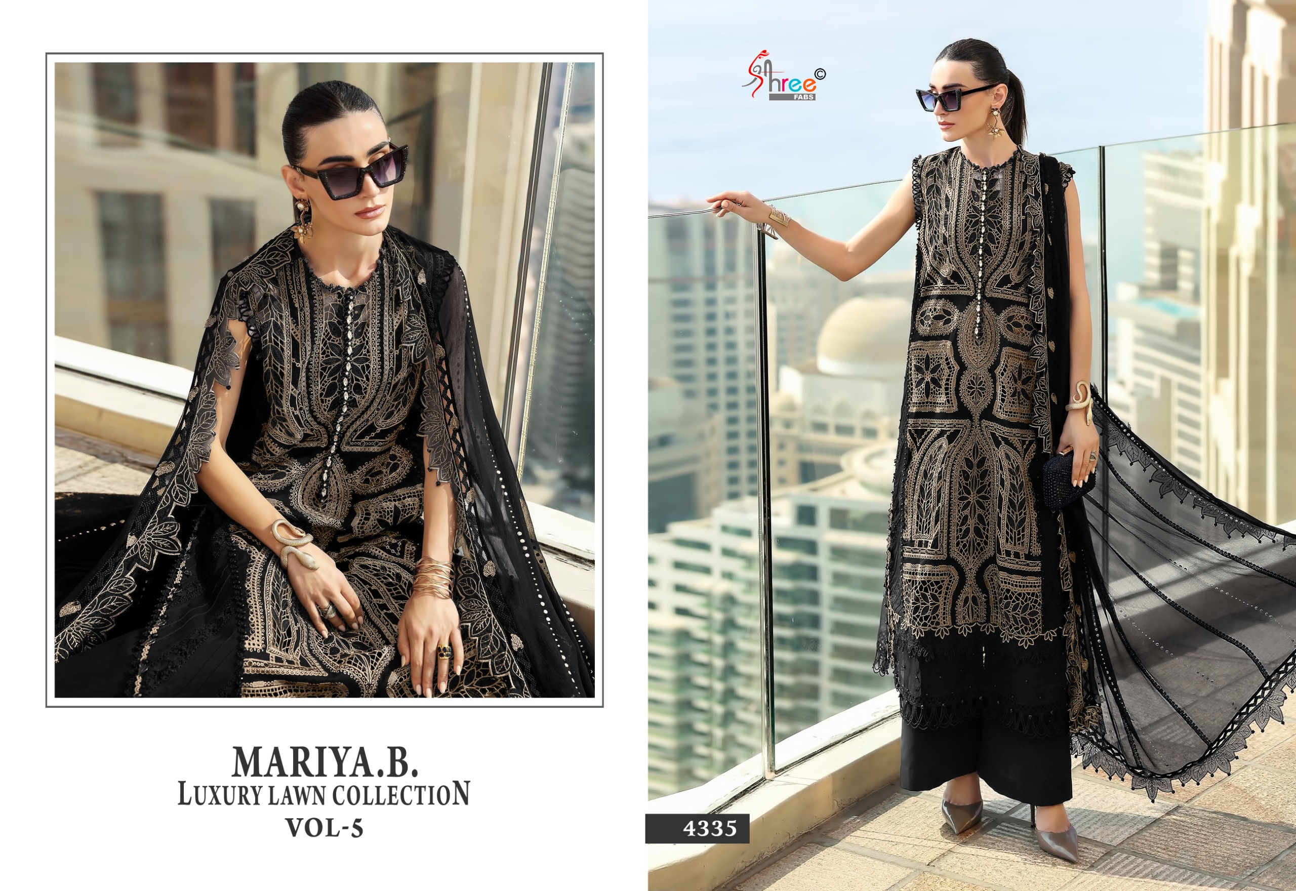 Shree Fab -Mariya b lawn Vol.5 Cotton Duptta