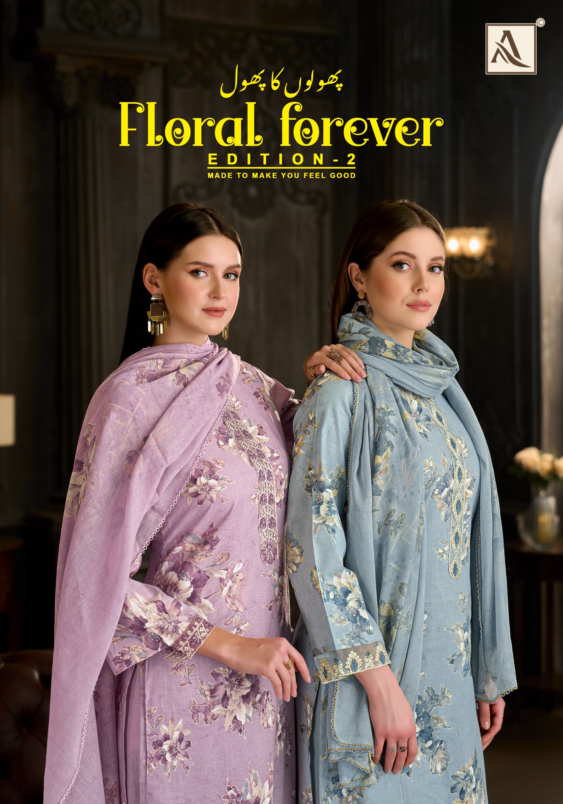Alok Suit – Floral Forver Vol.2     Salwar Suit Wholesale Catalog Any Occasion