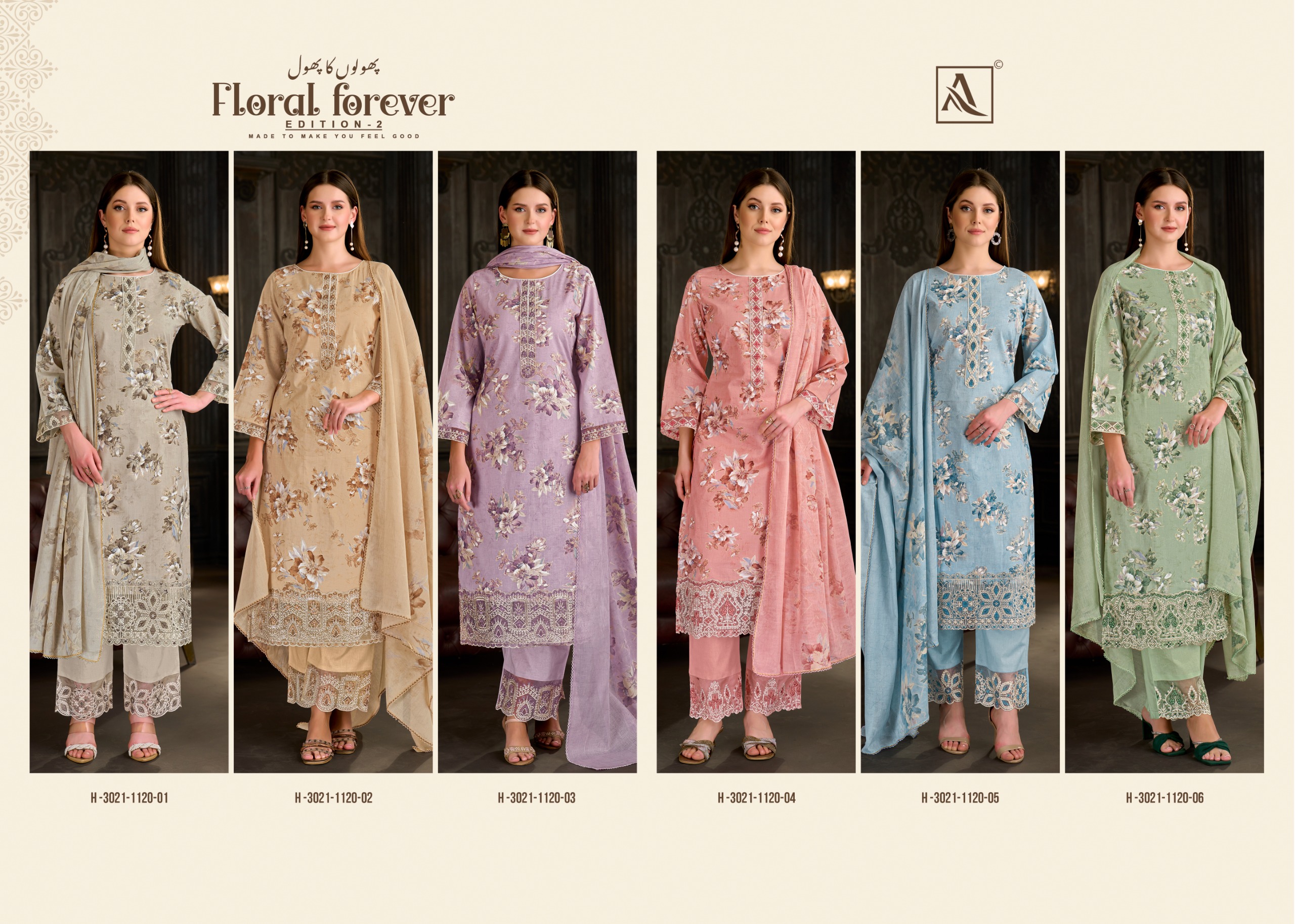 Alok Suit – Floral Forver Vol.2