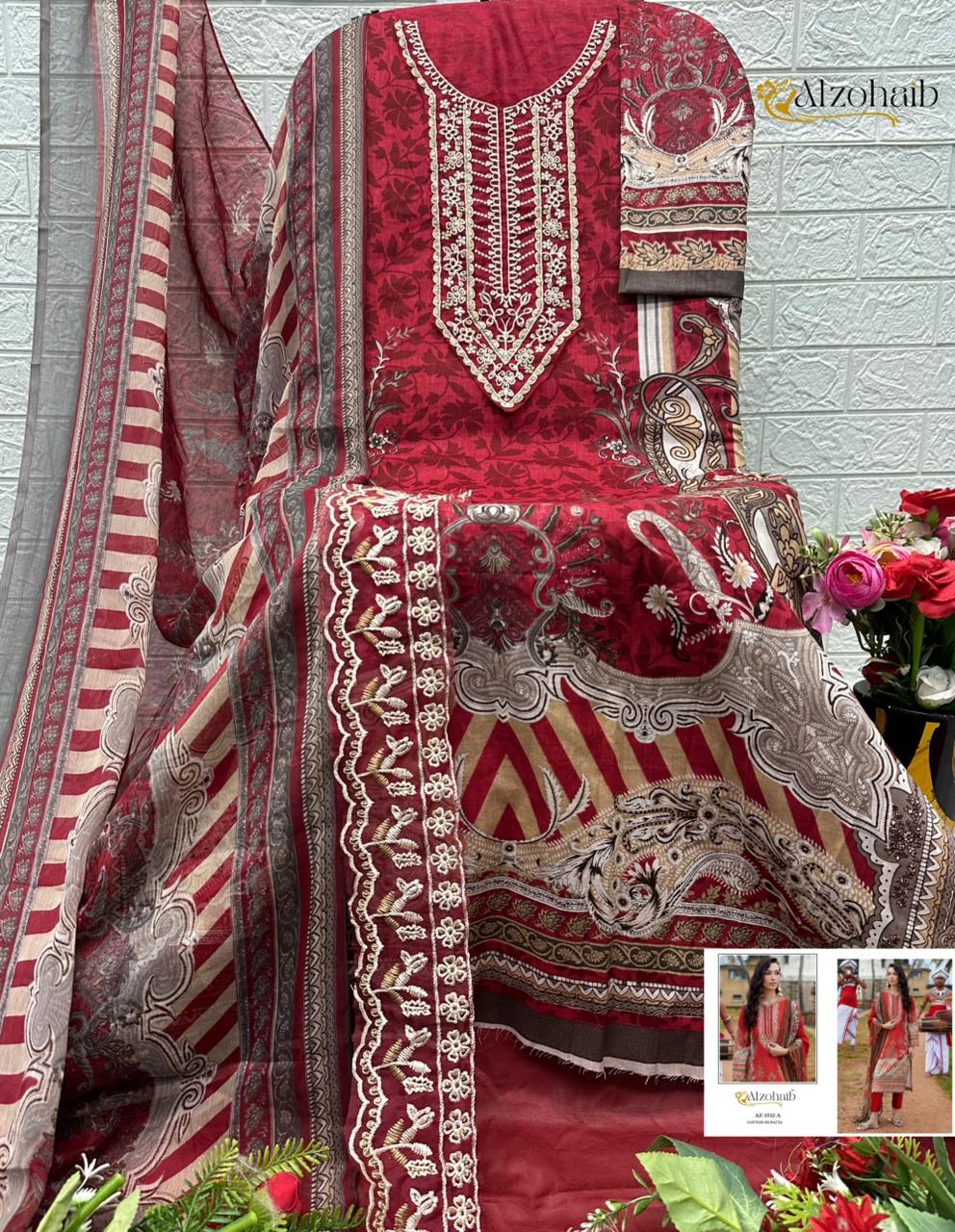 Al Zohaib – Ayesha vol.1 Cotton Duptta