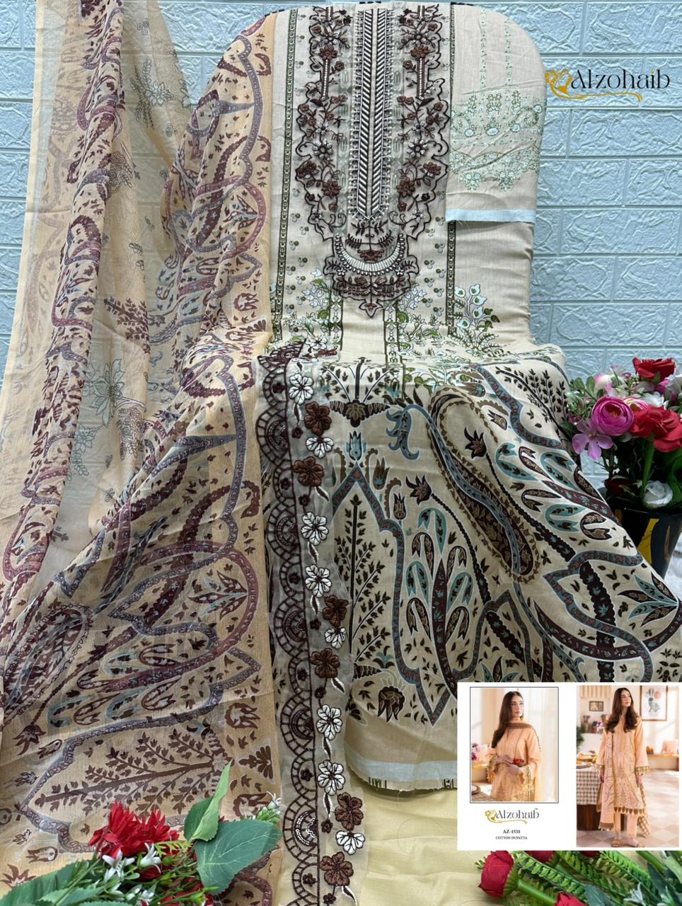 Al Zohaib – Ayesha vol.1 Cotton Duptta