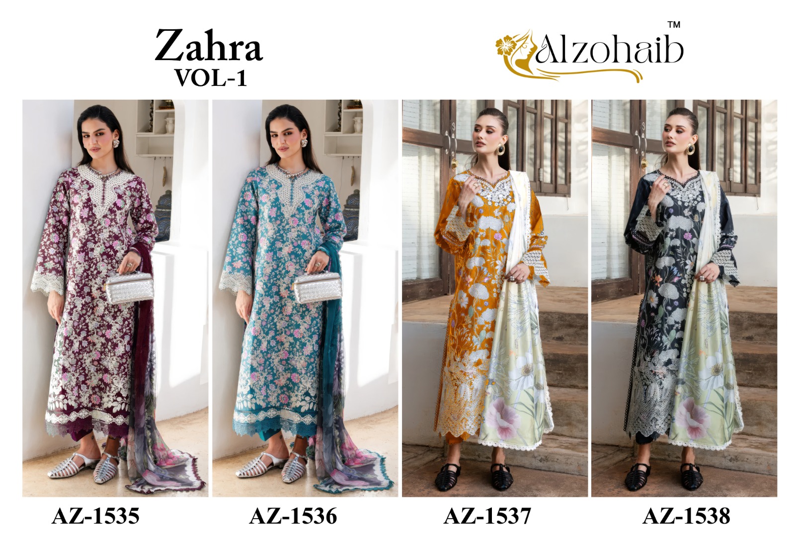 Al Zohaib – Zahra Vol.1 Ciffon Duptta