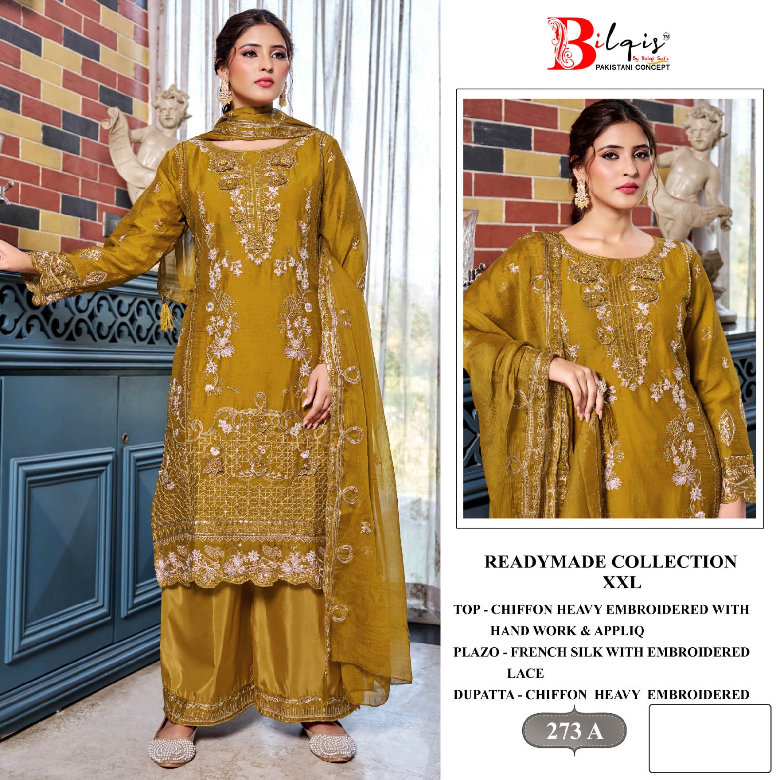 Bilqis – D.No.273     Readymade Wholesale Catalog Bakra Eid Collection