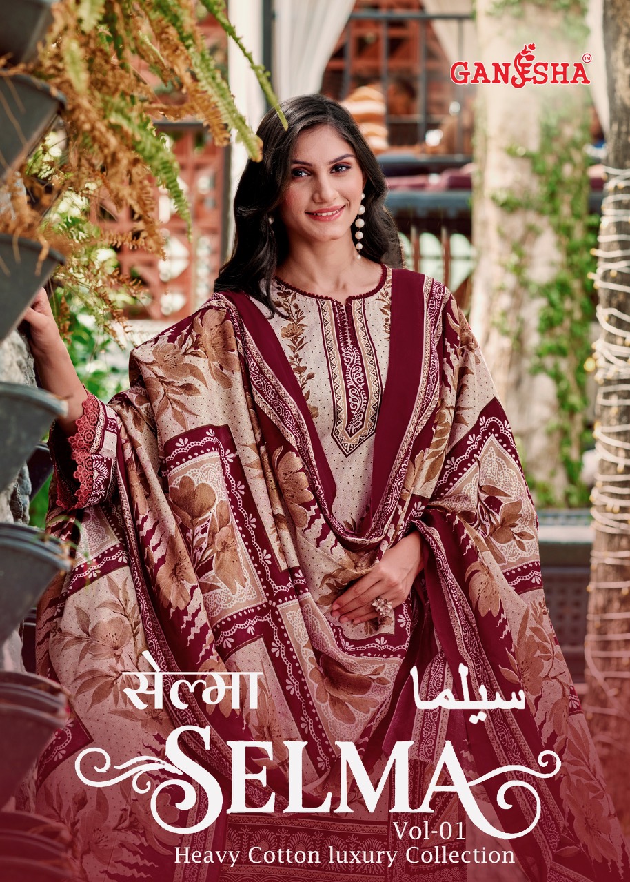 Ganesha – Selma Vol.1     Salwar Suit Wholesale Catalog Any Occasion