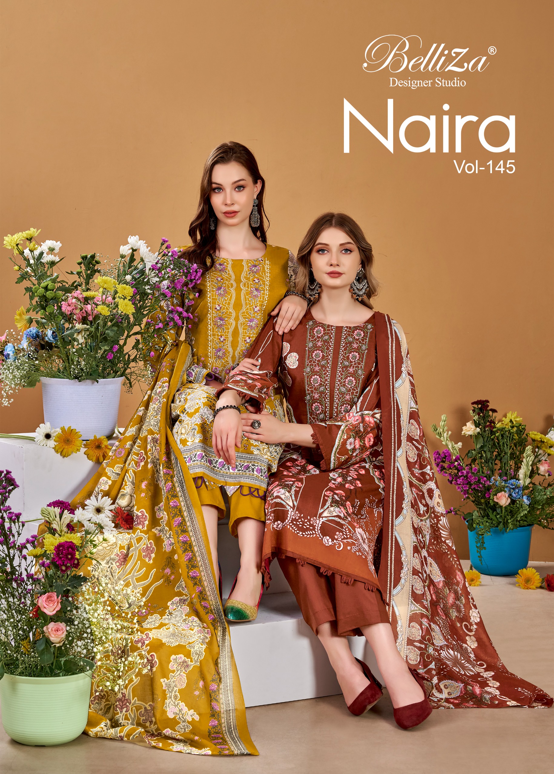 BelliZa DesigNer StuDio – Naira 145     Salwar Suit Wholesale Catalog Any Occasion