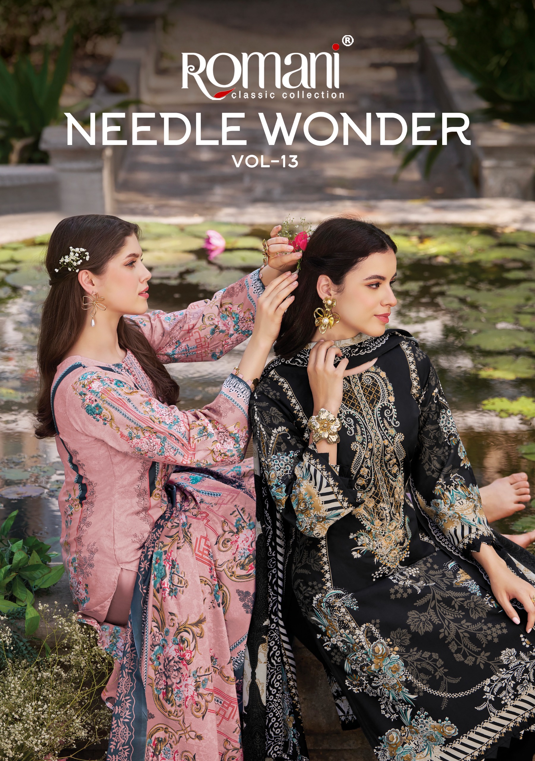 Romani – Needle Wonder 13     Salwar Suit Wholesale Catalog Eid Collection