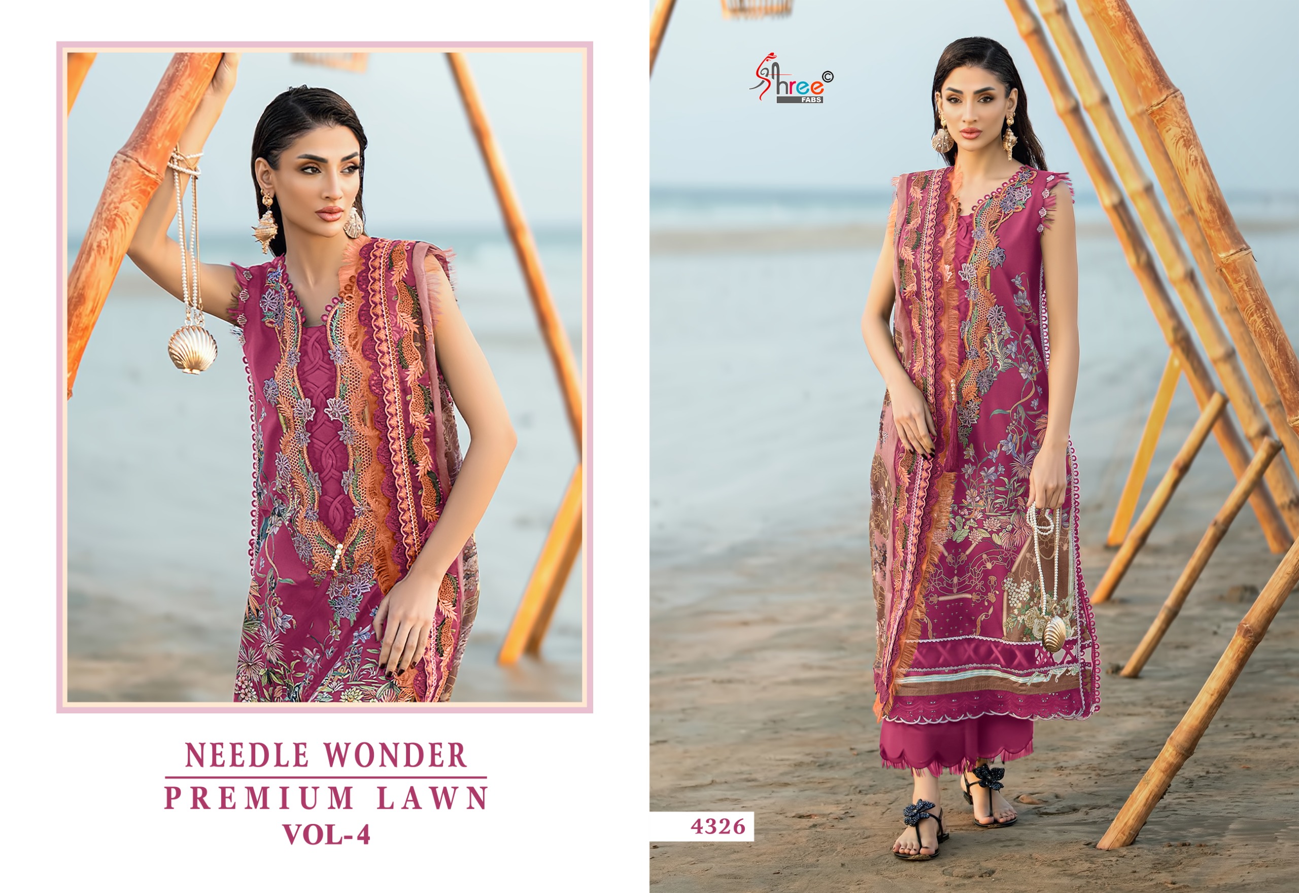 Shree Fab – Needle wonder 4 Cotton Duptta