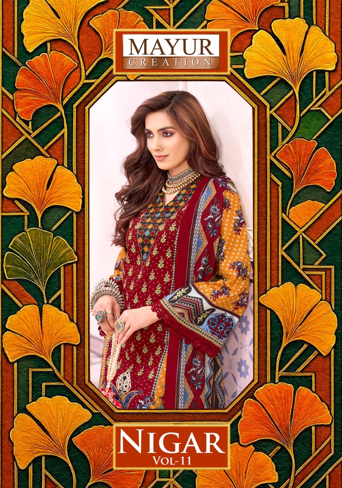 Mayur Creation – Nigar Vol.11     Cotton Printed Wholesale Catalog Cotton Print